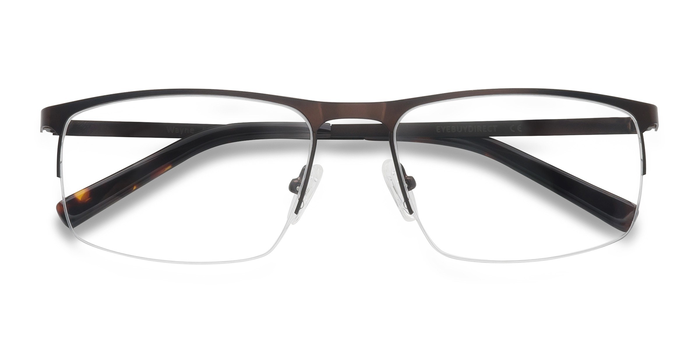 Brun Wayne - Métal Lunettes de vue