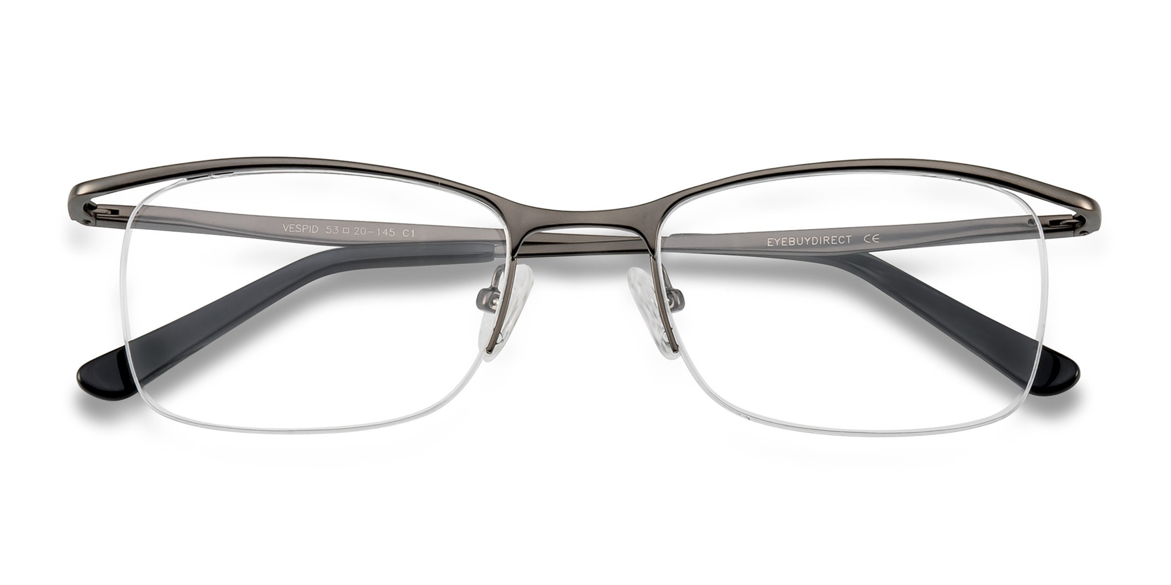 Gunmetal Vespid - Metal Eyeglasses