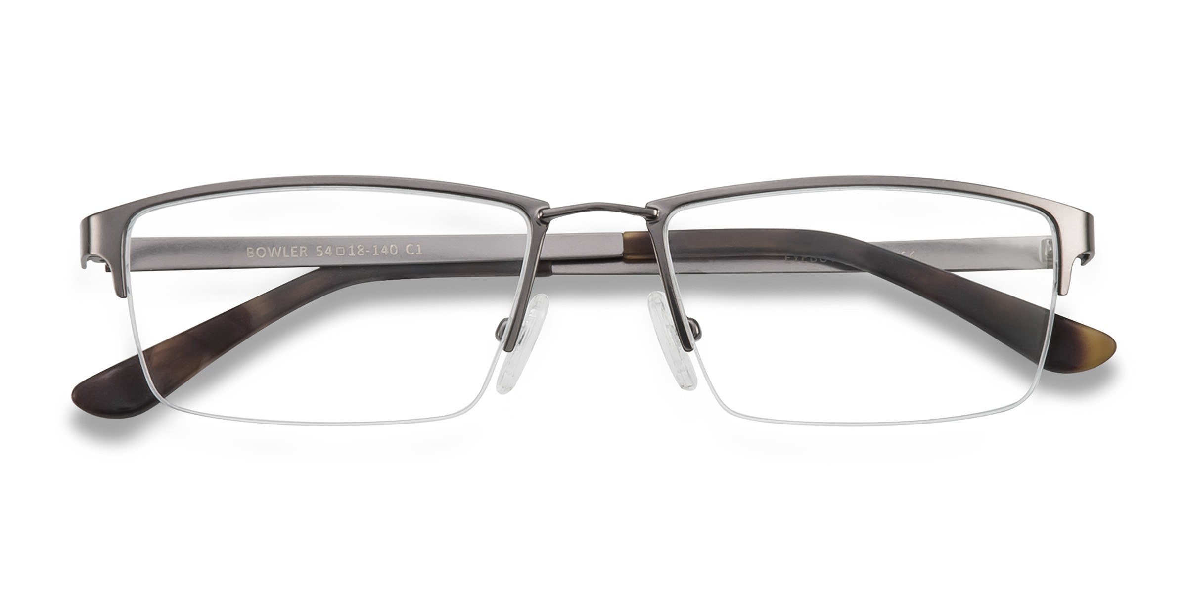 Gunmetal Bowler - Métal Lunettes de vue