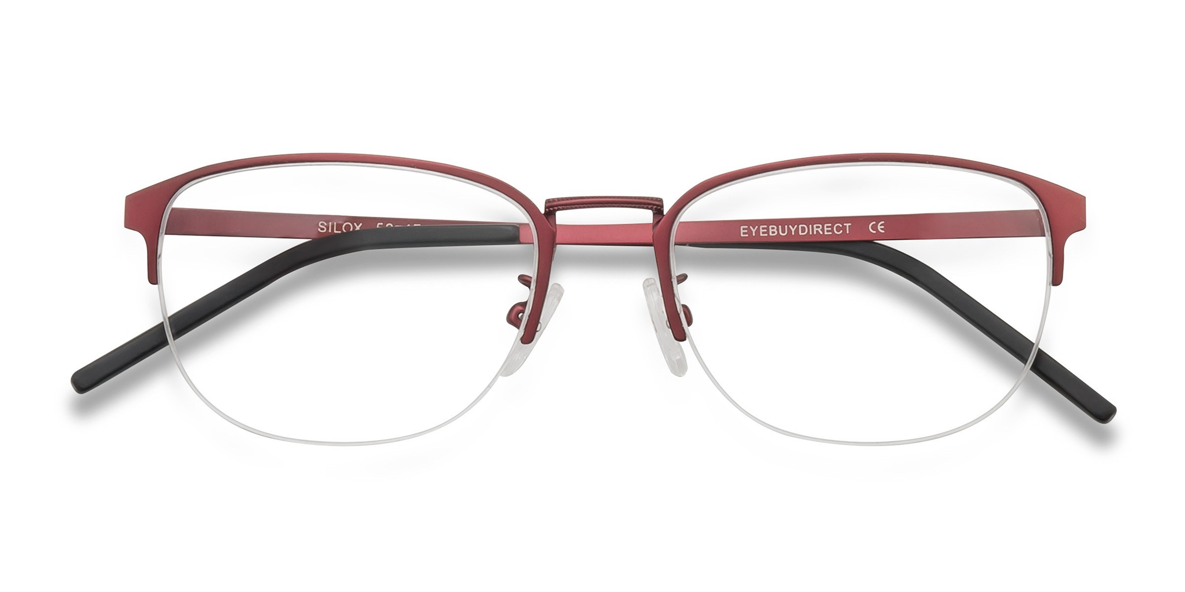 Burgundy Silox -  Métal Lunettes de vue