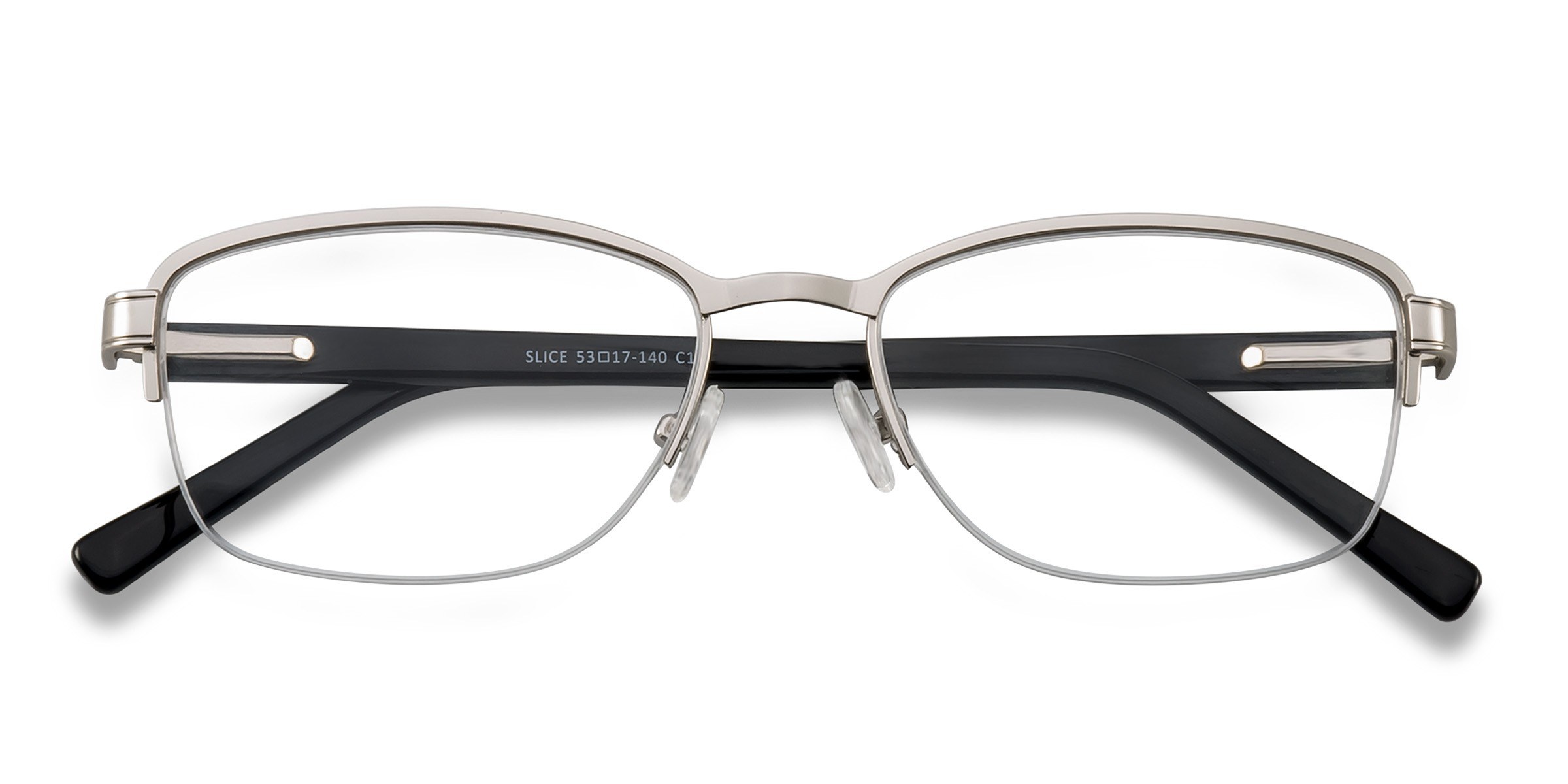 Silver Slice -  Acetate Eyeglasses