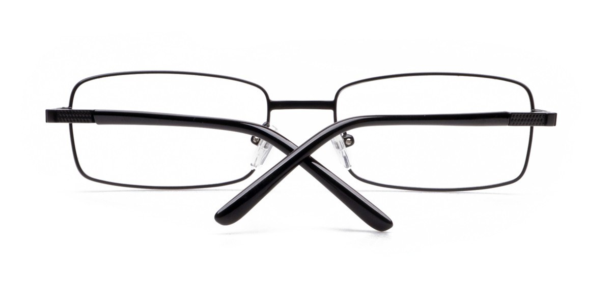 Black Miramar -  Metal Eyeglasses