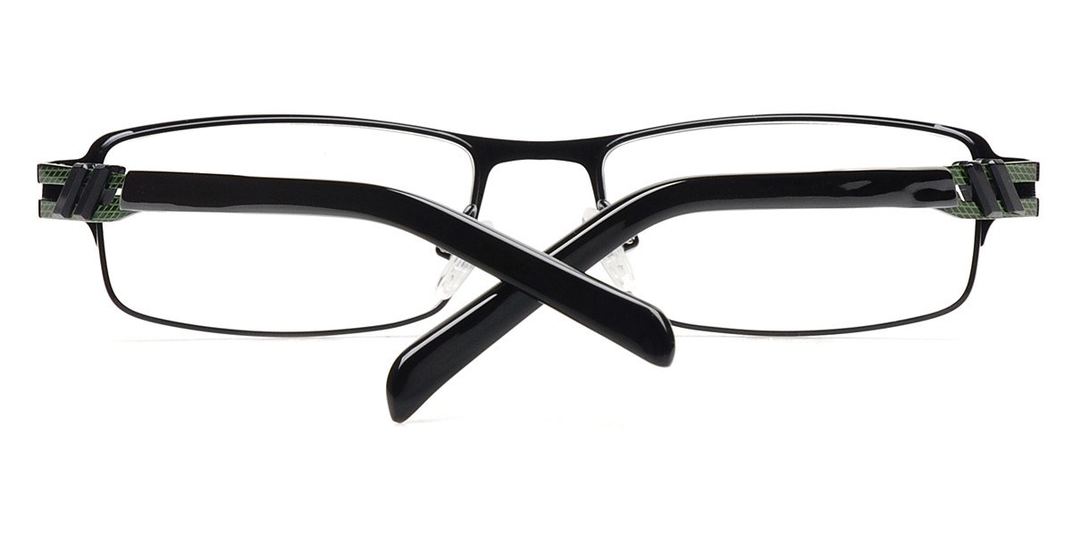 Black Green Thomas -  Metal Eyeglasses