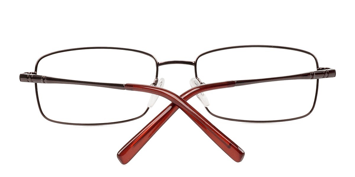 Coffee Braydon -  Metal Eyeglasses