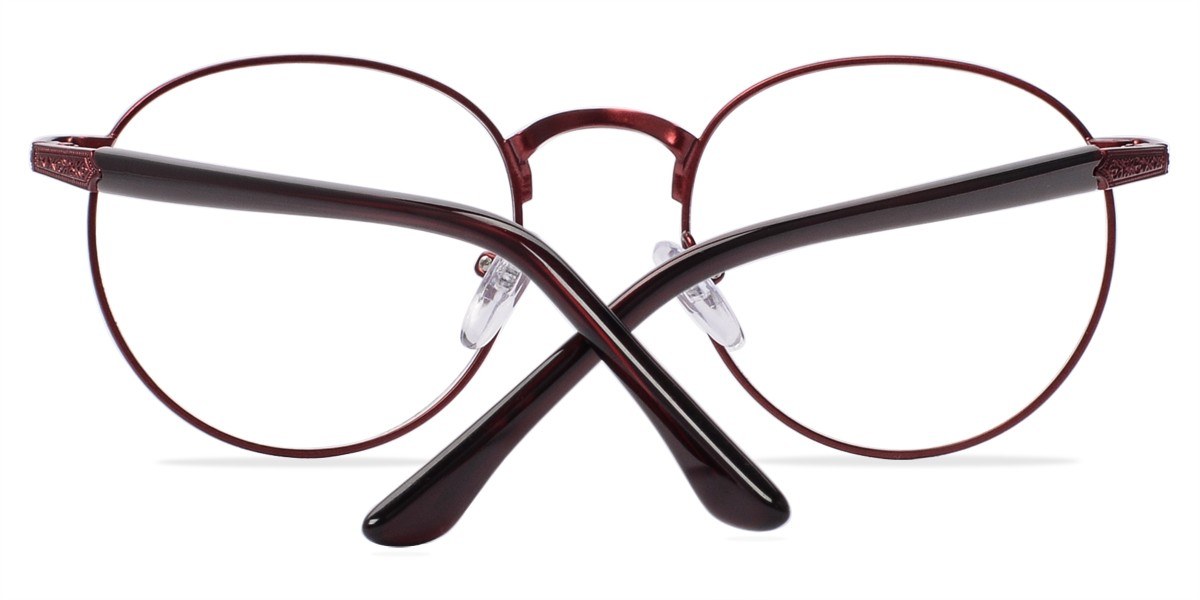 Red Basquiat -  Metal Eyeglasses