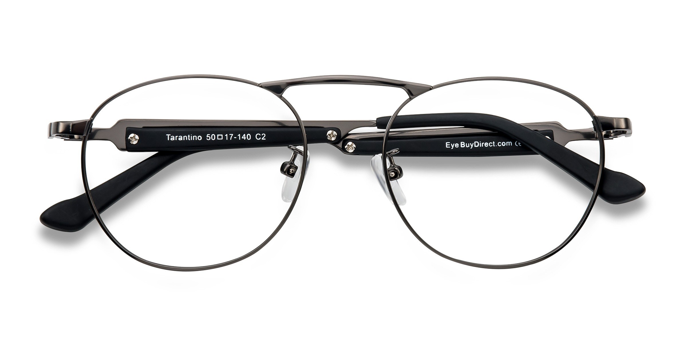 Gunmetal Tarantino -  Metal Eyeglasses