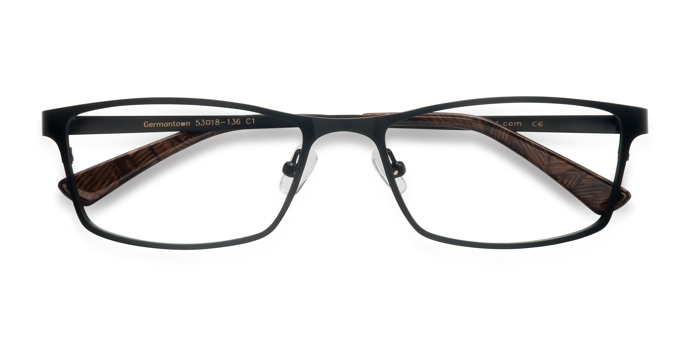 Matte Black  Germantown -  Métal Lunettes de vue