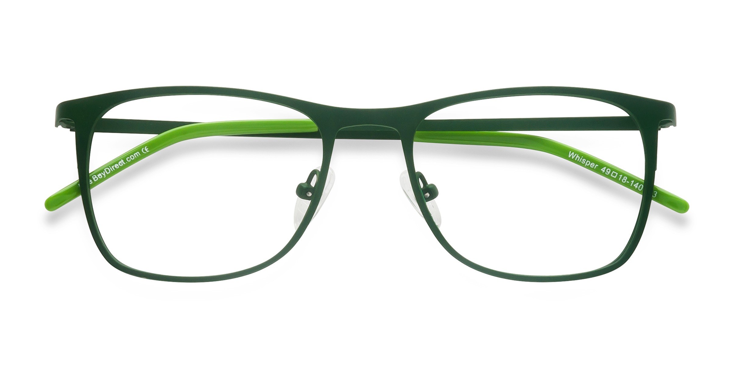 Matte Green Whisper -  Metal Eyeglasses