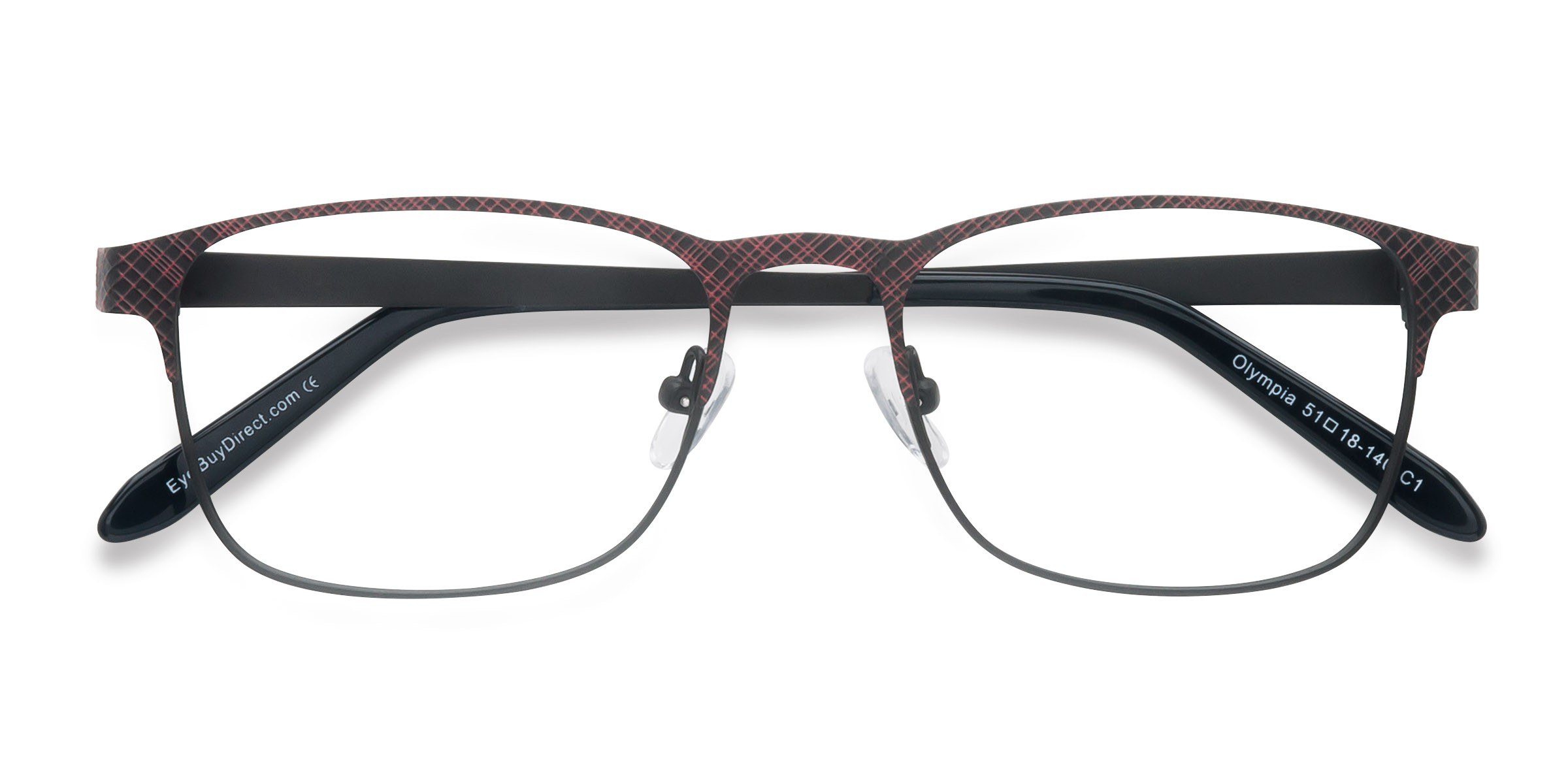 Red Gray Olympia -  Métal Lunettes de vue