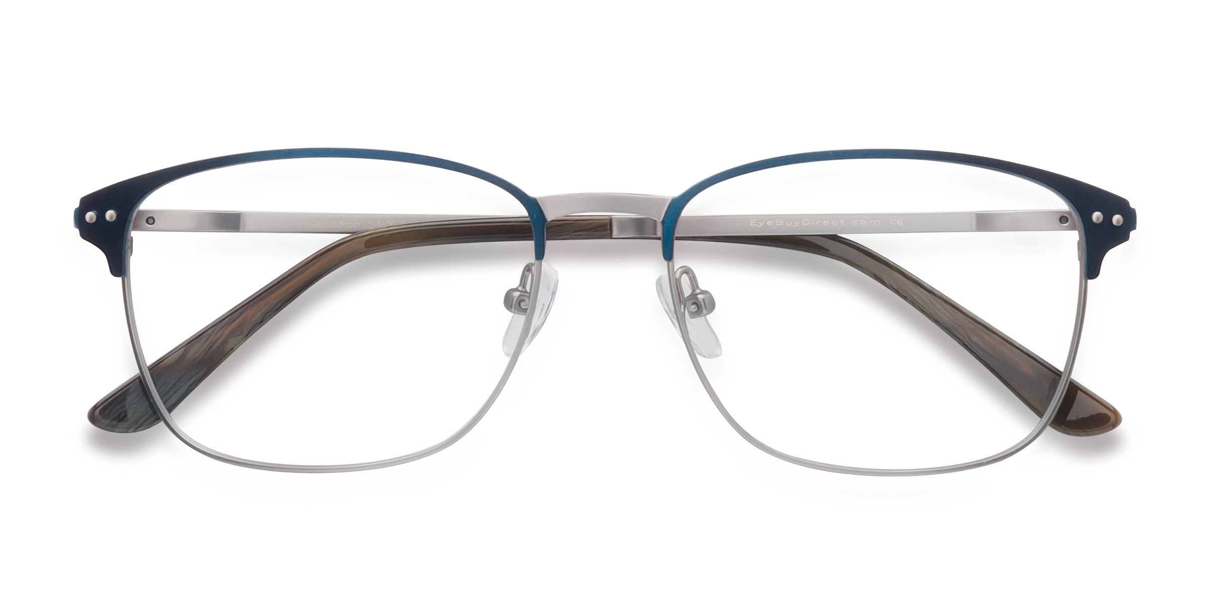 Navy Silver Arcadian -  Métal Lunettes de vue