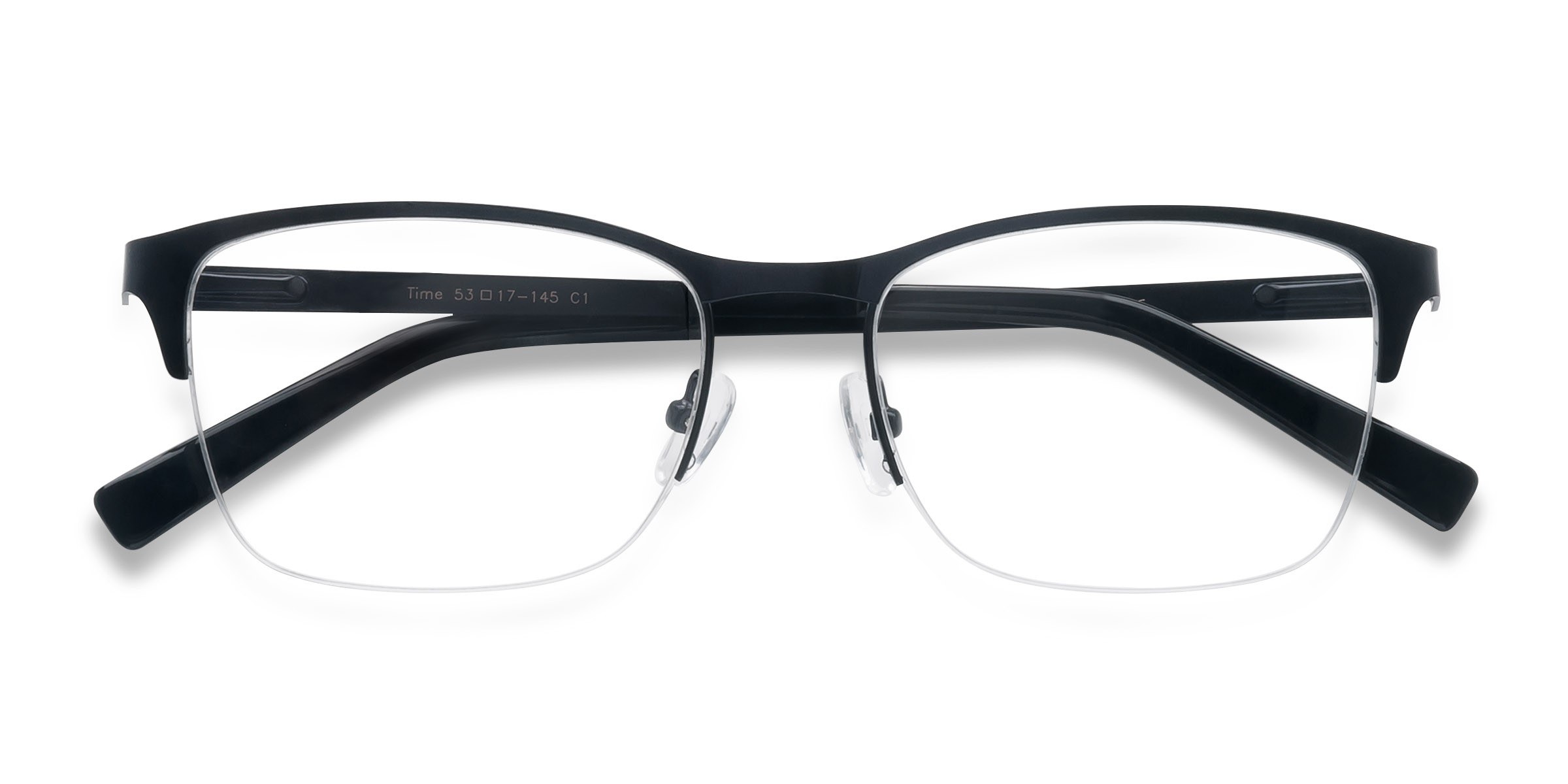 Navy Time -  Metal Eyeglasses