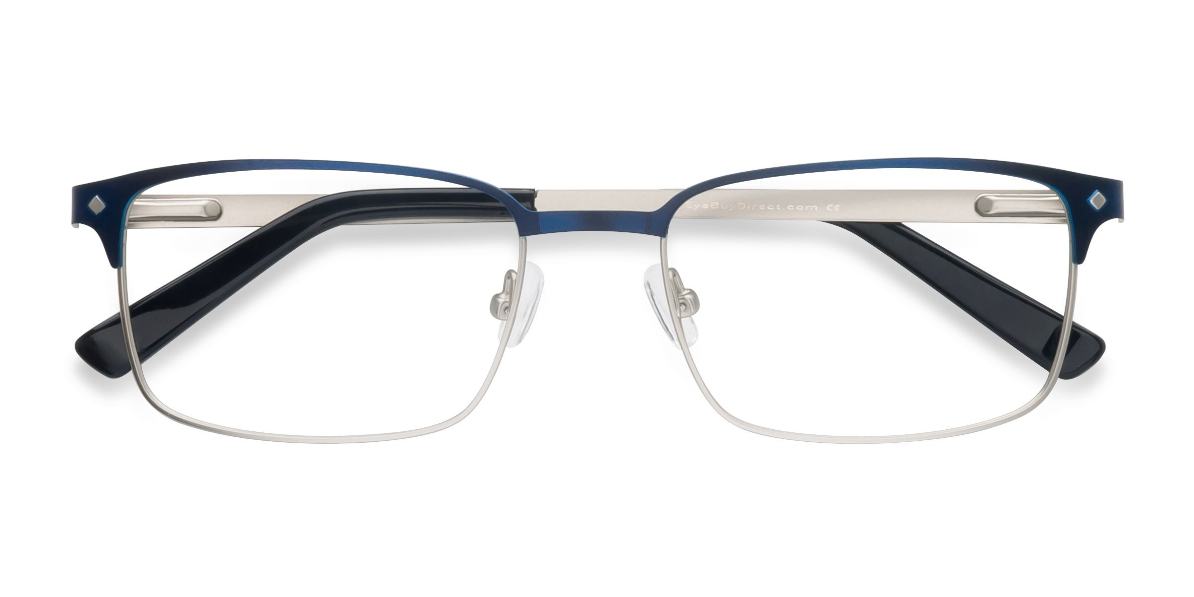 Navy Normandy -  Metal Eyeglasses