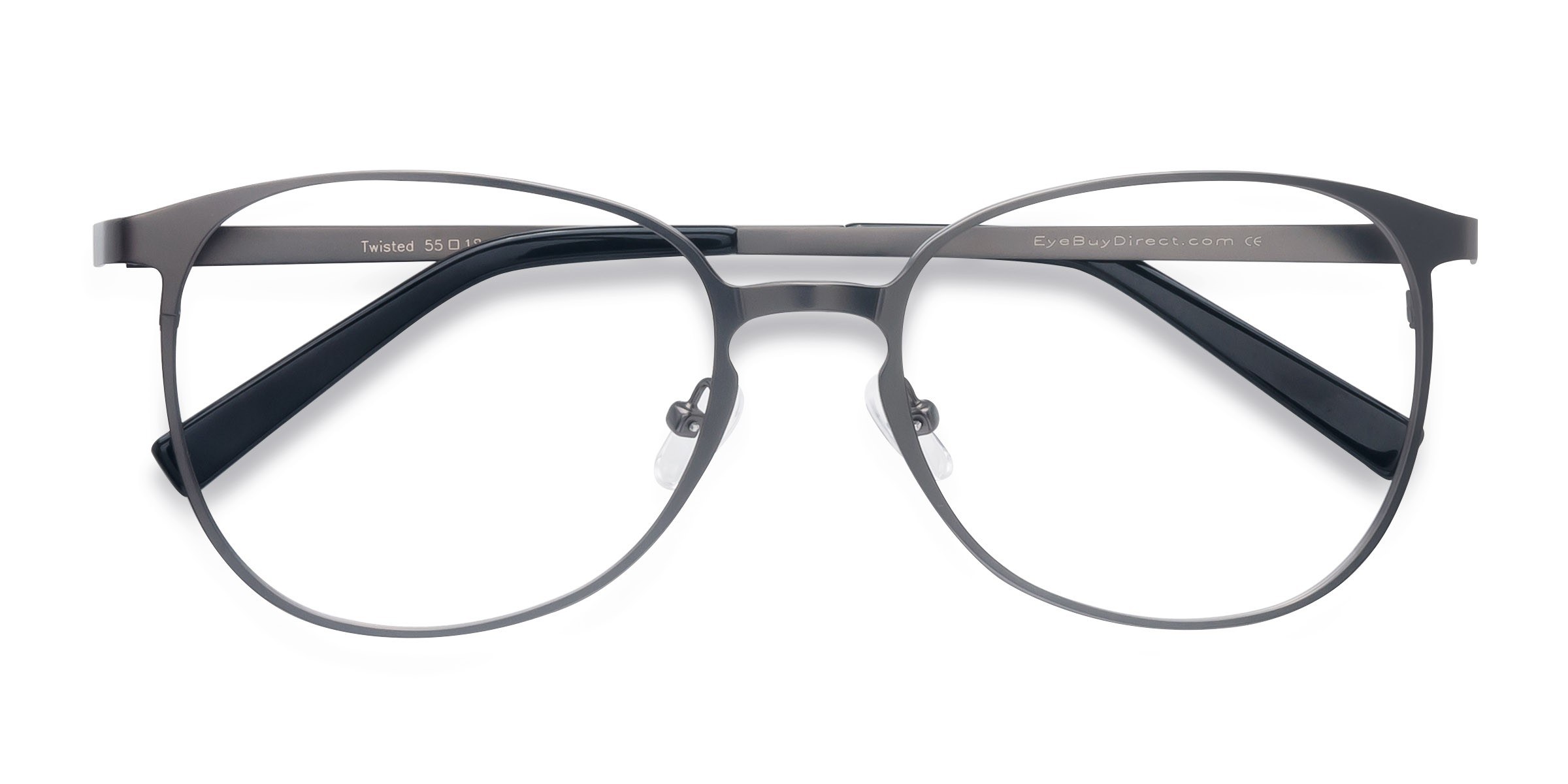 Gunmetal Twisted -  Métal Lunettes de vue