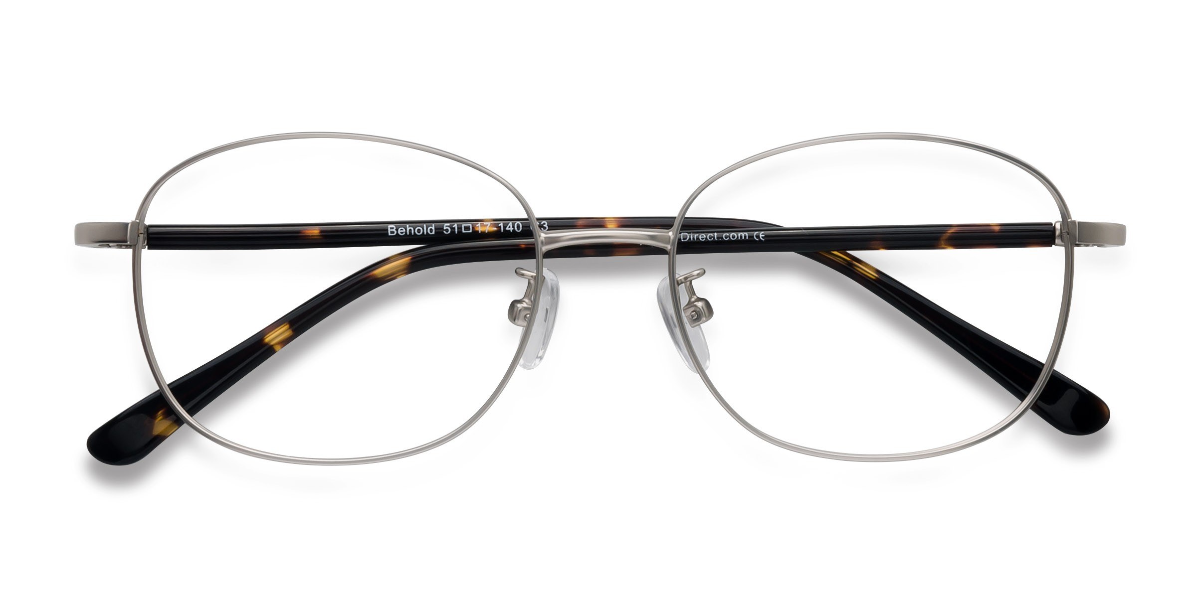 Silver Behold -  Metal Eyeglasses