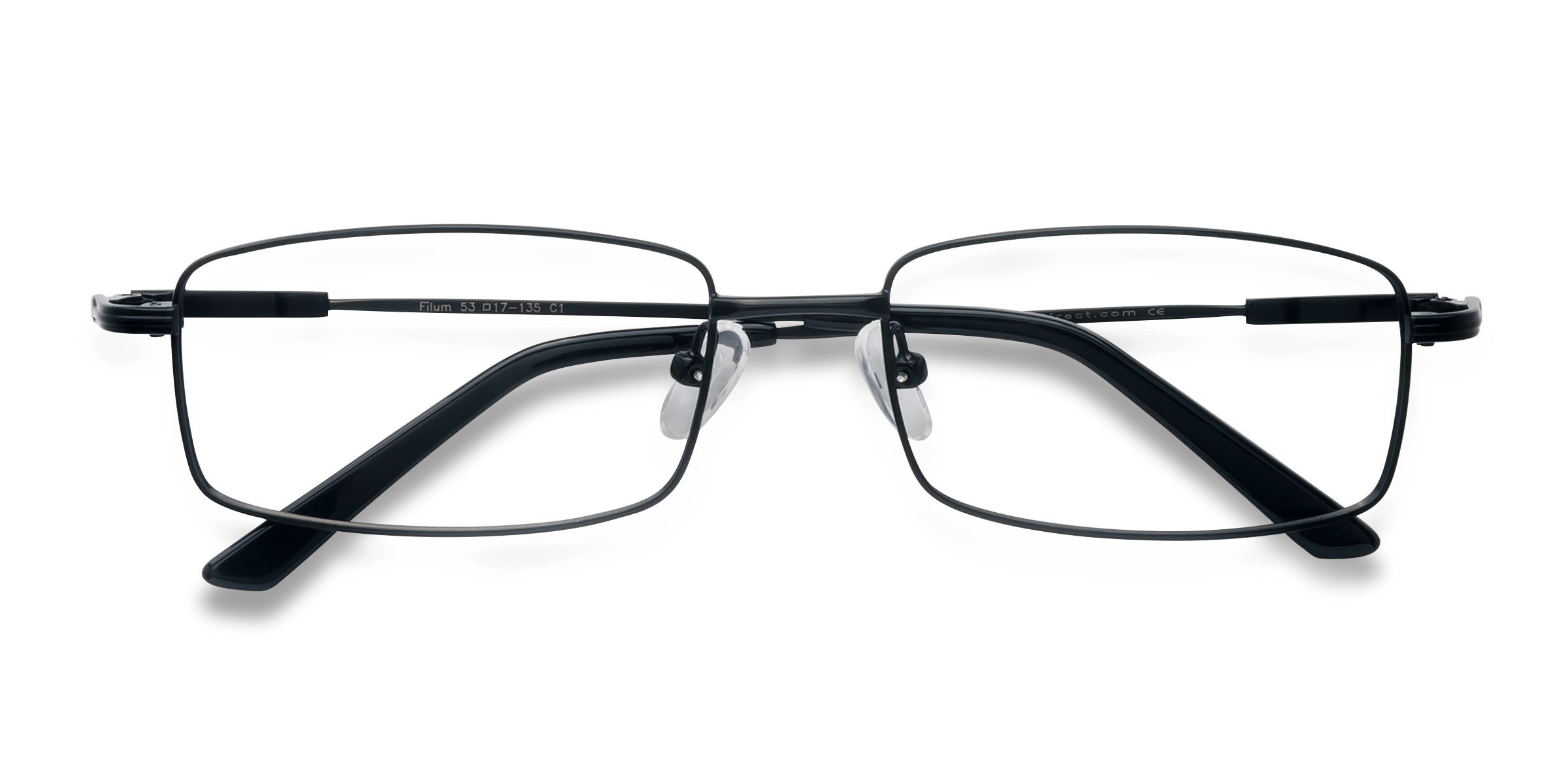 Black Filum -  Metal Eyeglasses