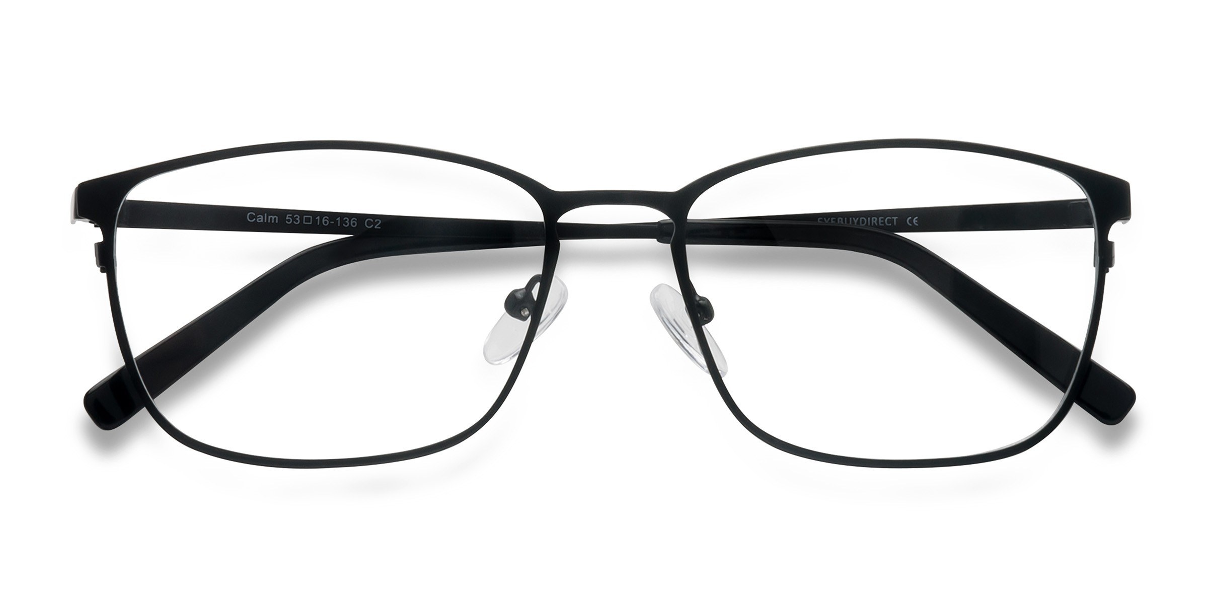 Black Calm -  Metal Eyeglasses
