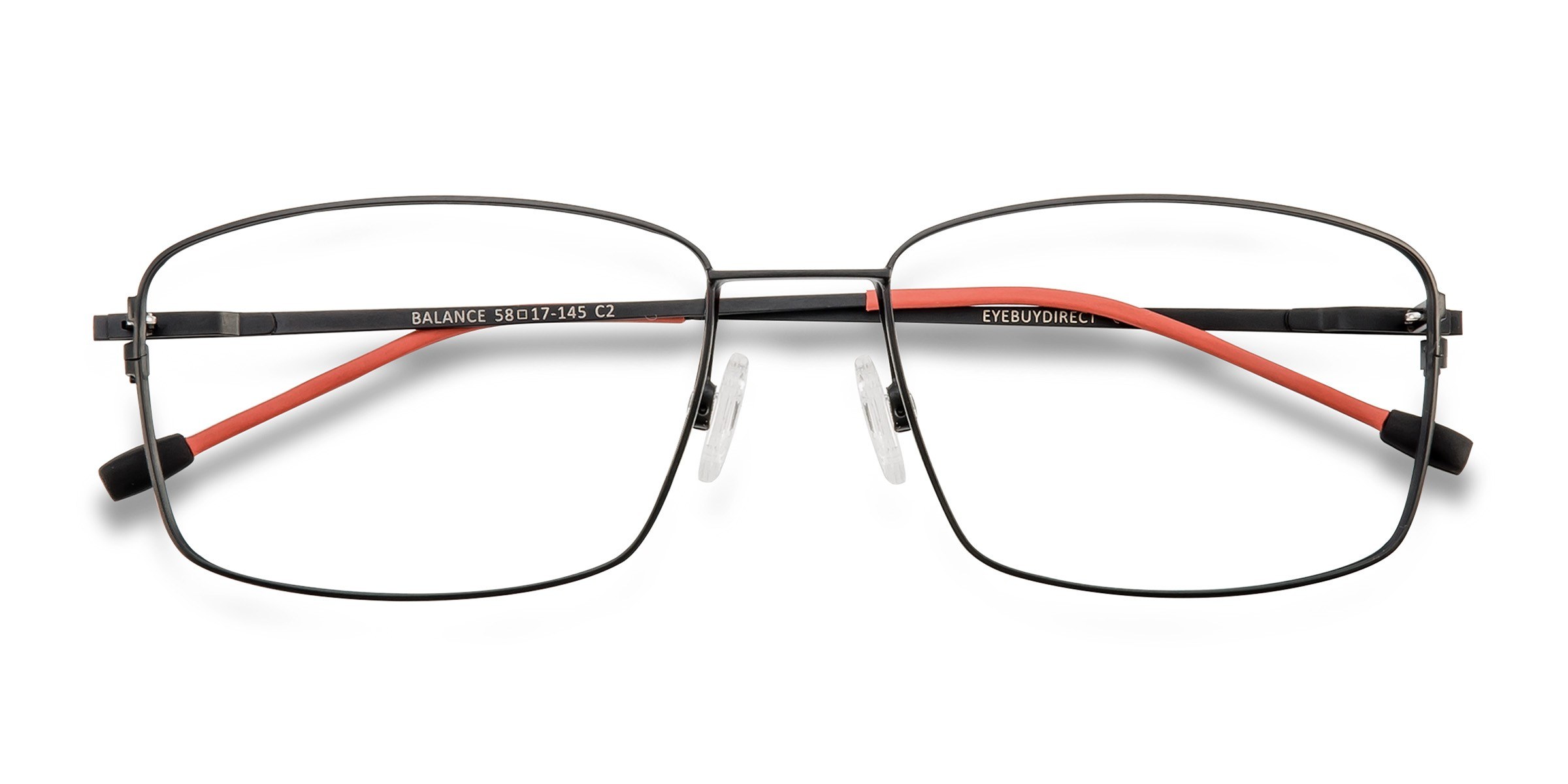 Noir Balance -  Métal Lunettes de vue