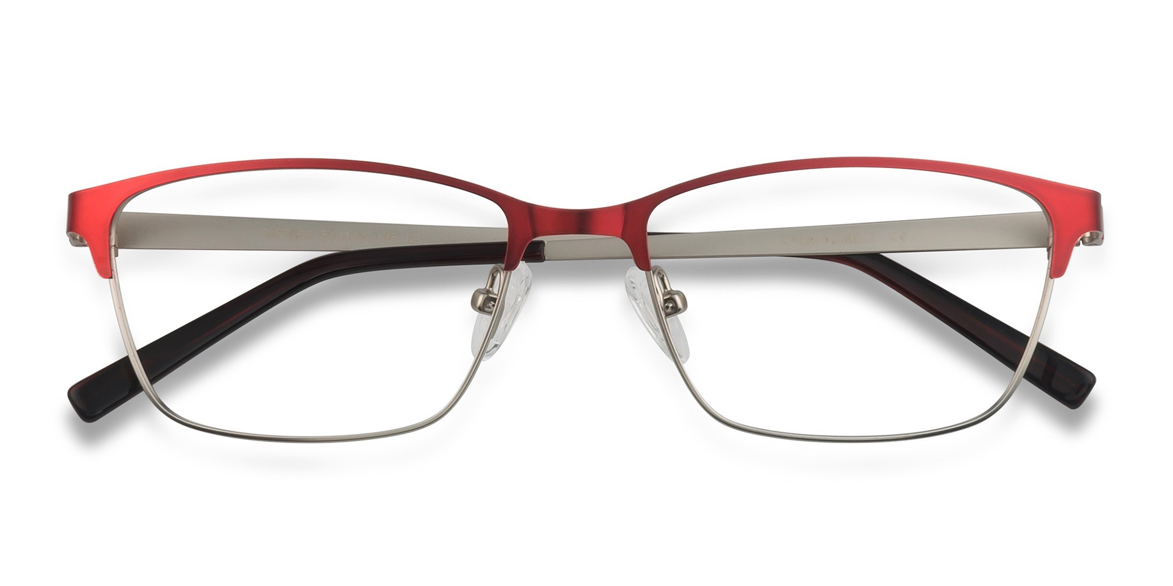 Red Cascade -  Metal Eyeglasses