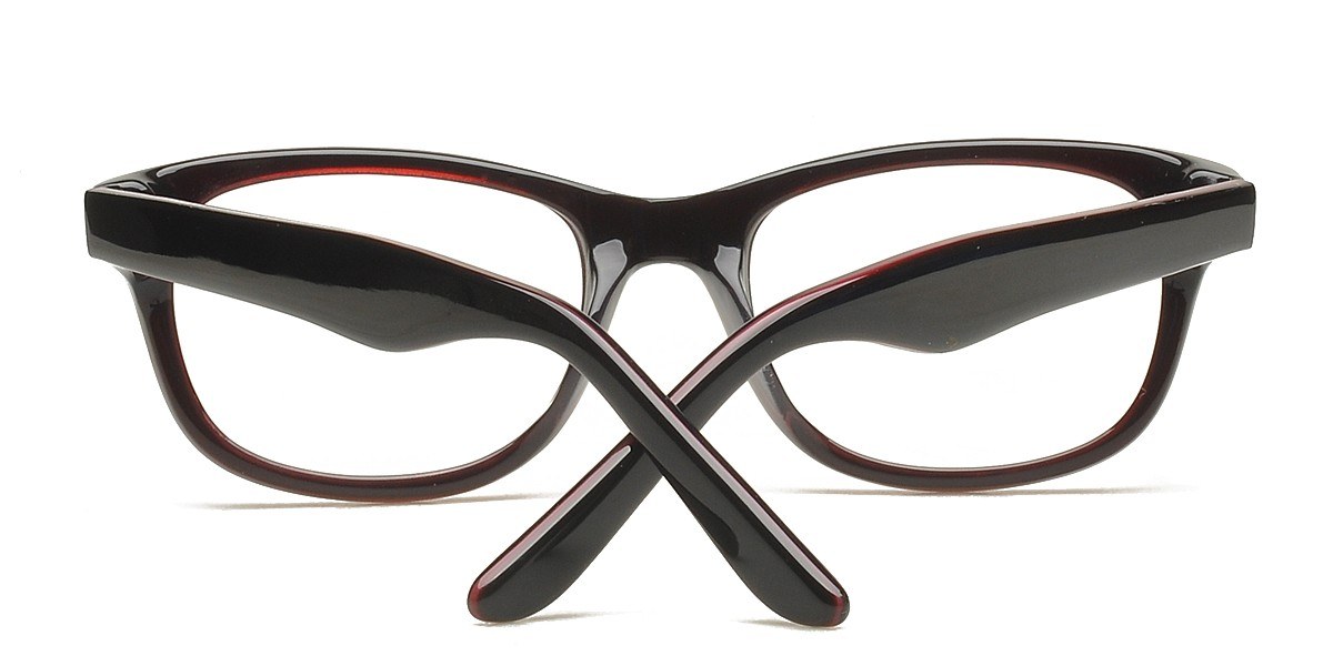 Burgundy HA979 -  Acétate Lunettes de vue