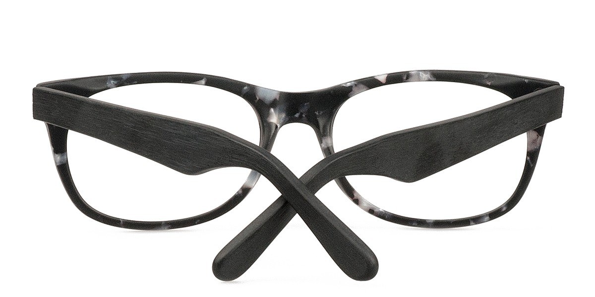 Gray Panama -  Wood-texture Eyeglasses