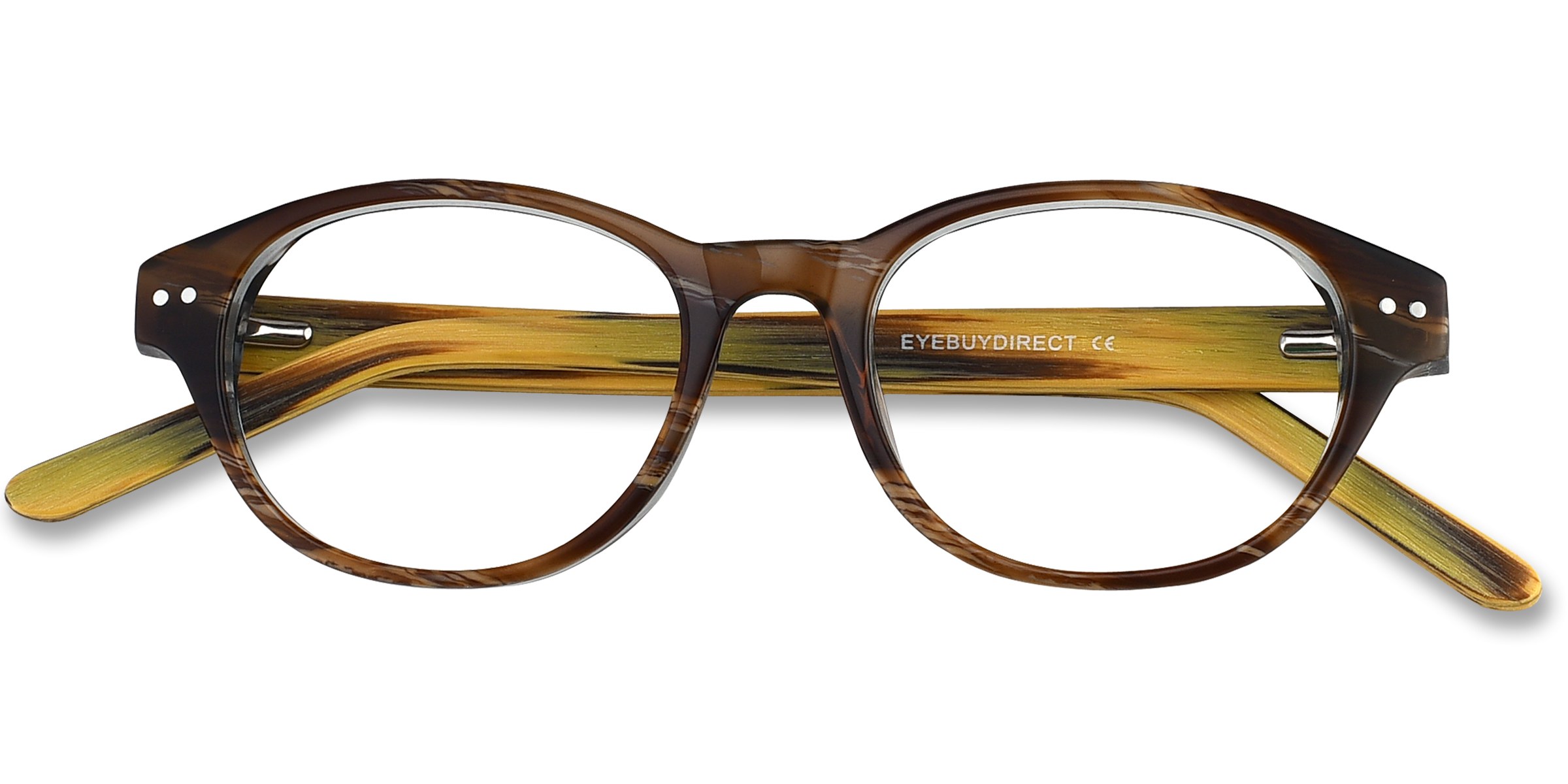 Brown Cape Cod -  Wood-texture Eyeglasses