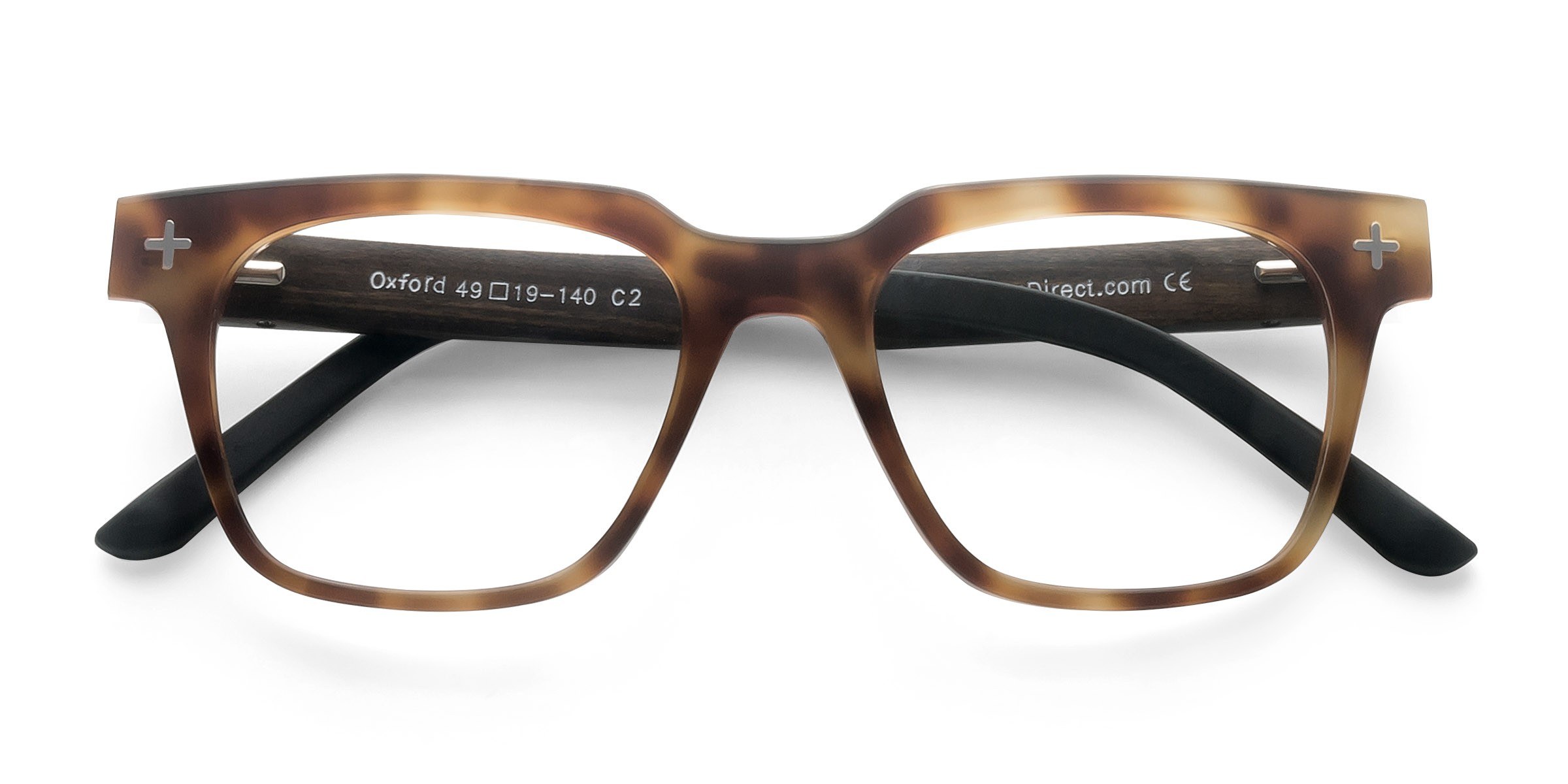 Brown/Tortoise Oxford -  Wood-texture Eyeglasses