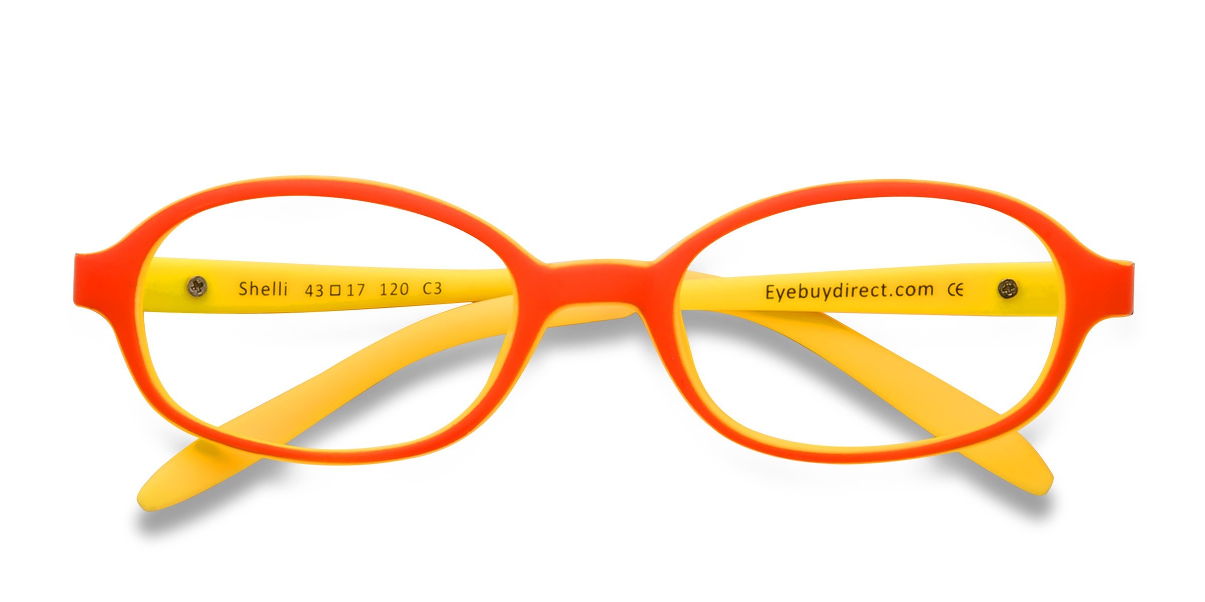 Orange/Yellow Shelli -  Plastique Lunettes de vue