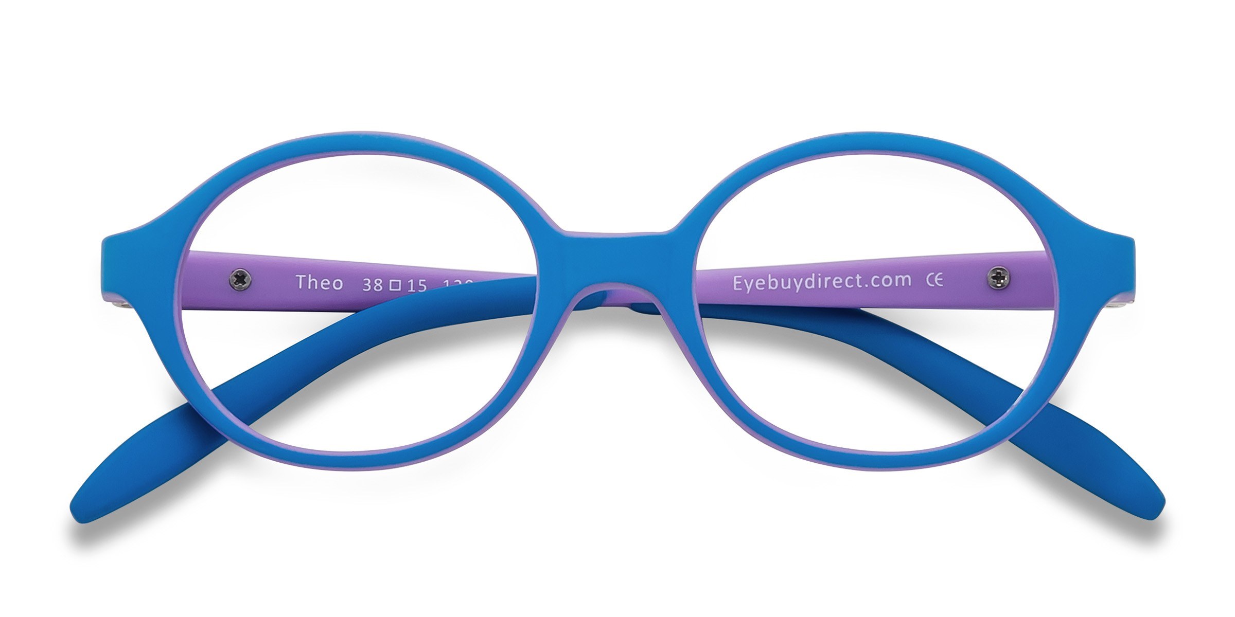 Blue/Purple Theo -  Plastic Eyeglasses