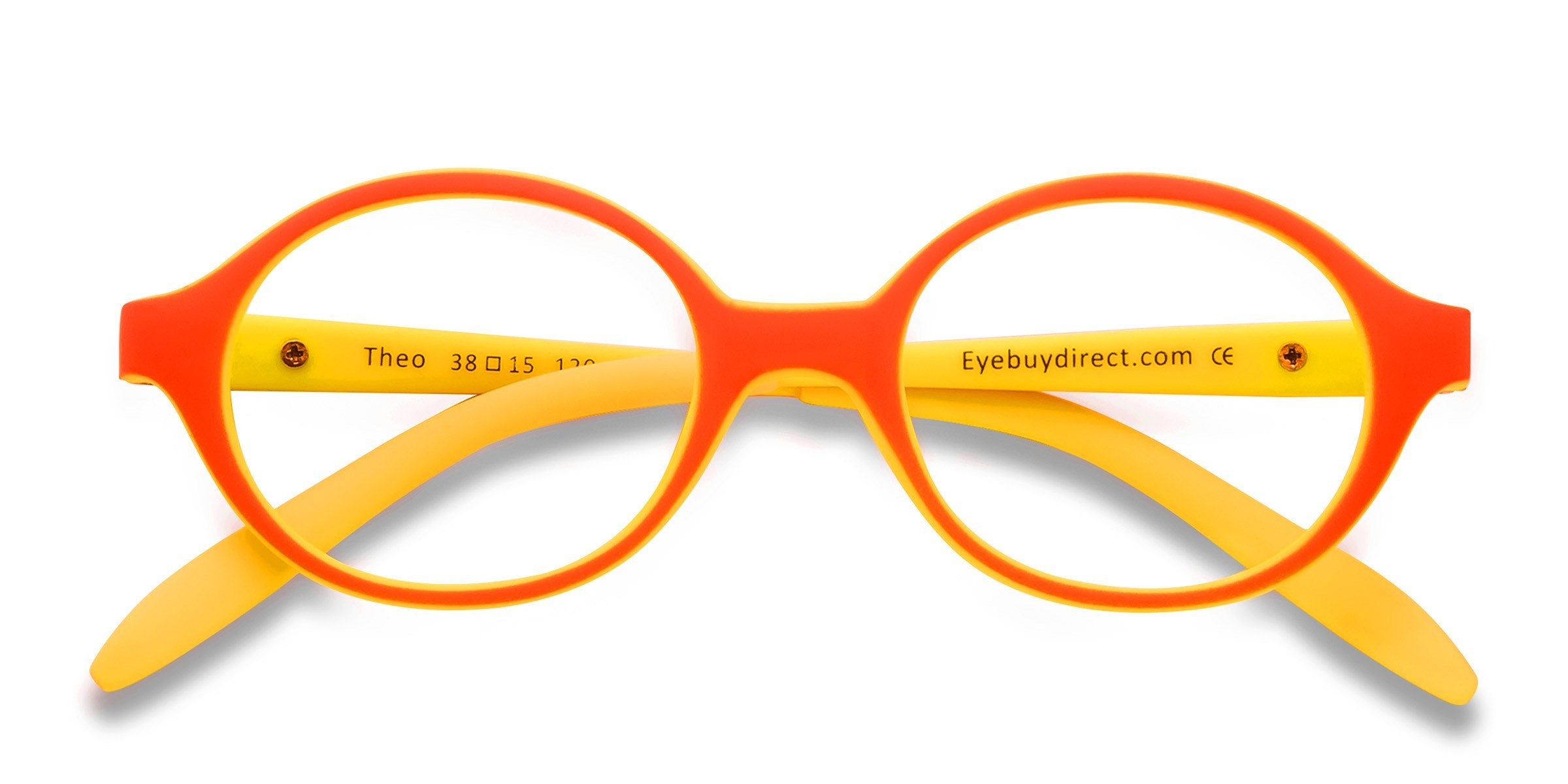 Orange/Yellow Theo -  Plastic Eyeglasses