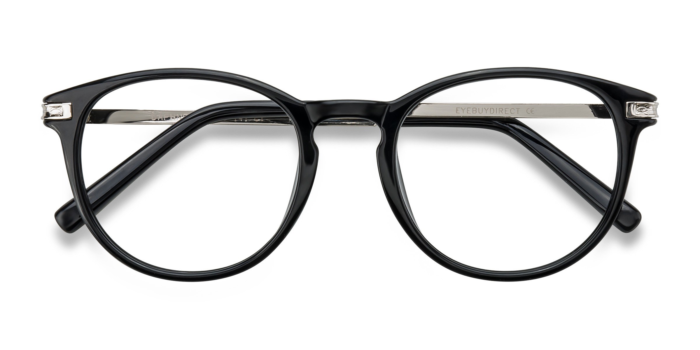 Black Daphne -  Plastic-metal Eyeglasses