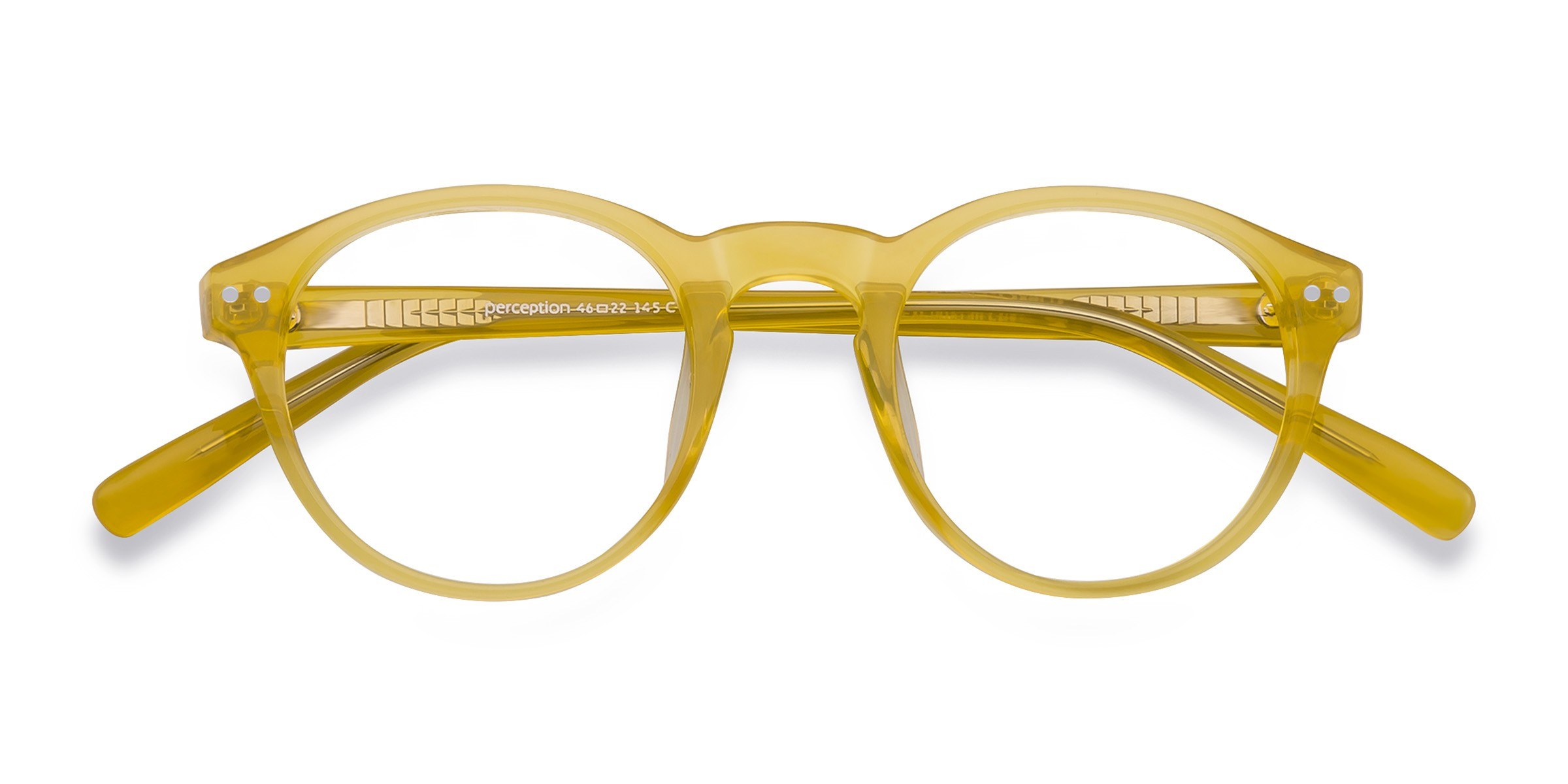 Jaune Perception -  Plastique Lunettes de vue