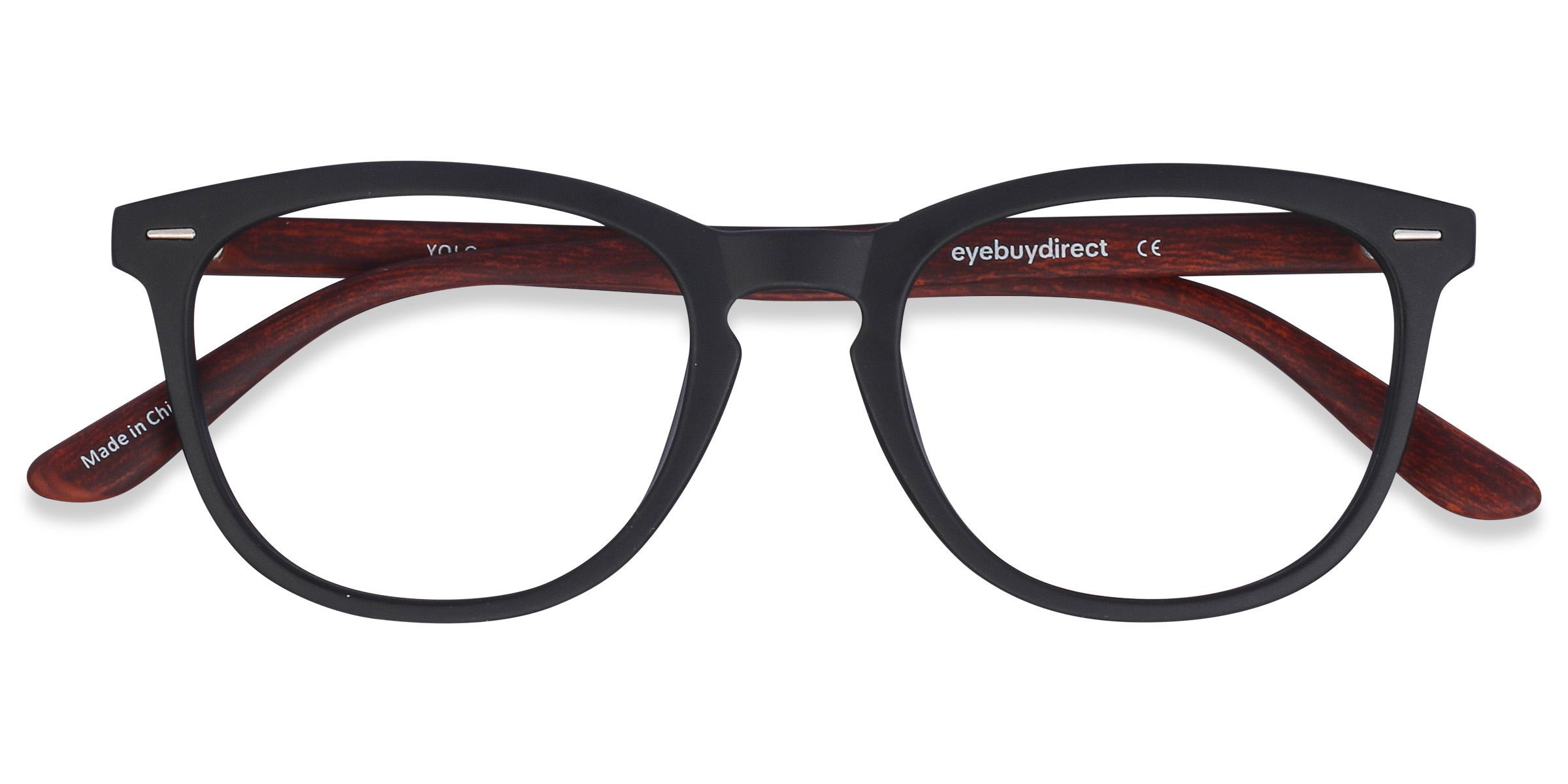 Black/Brown Yolo -  Plastique Lunettes de vue
