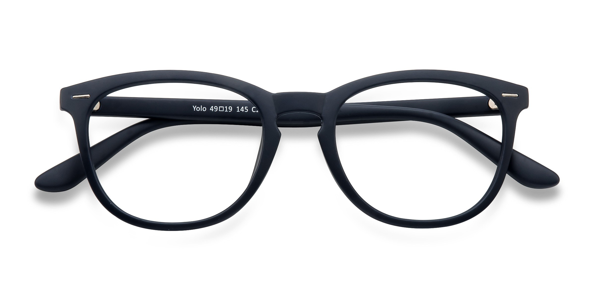 Matte Navy Yolo -  Plastic Eyeglasses