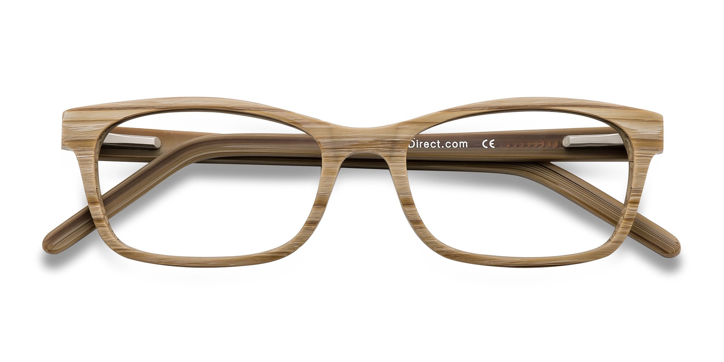 Brown/Striped Mesquite -  Wood-texture Lunettes de vue