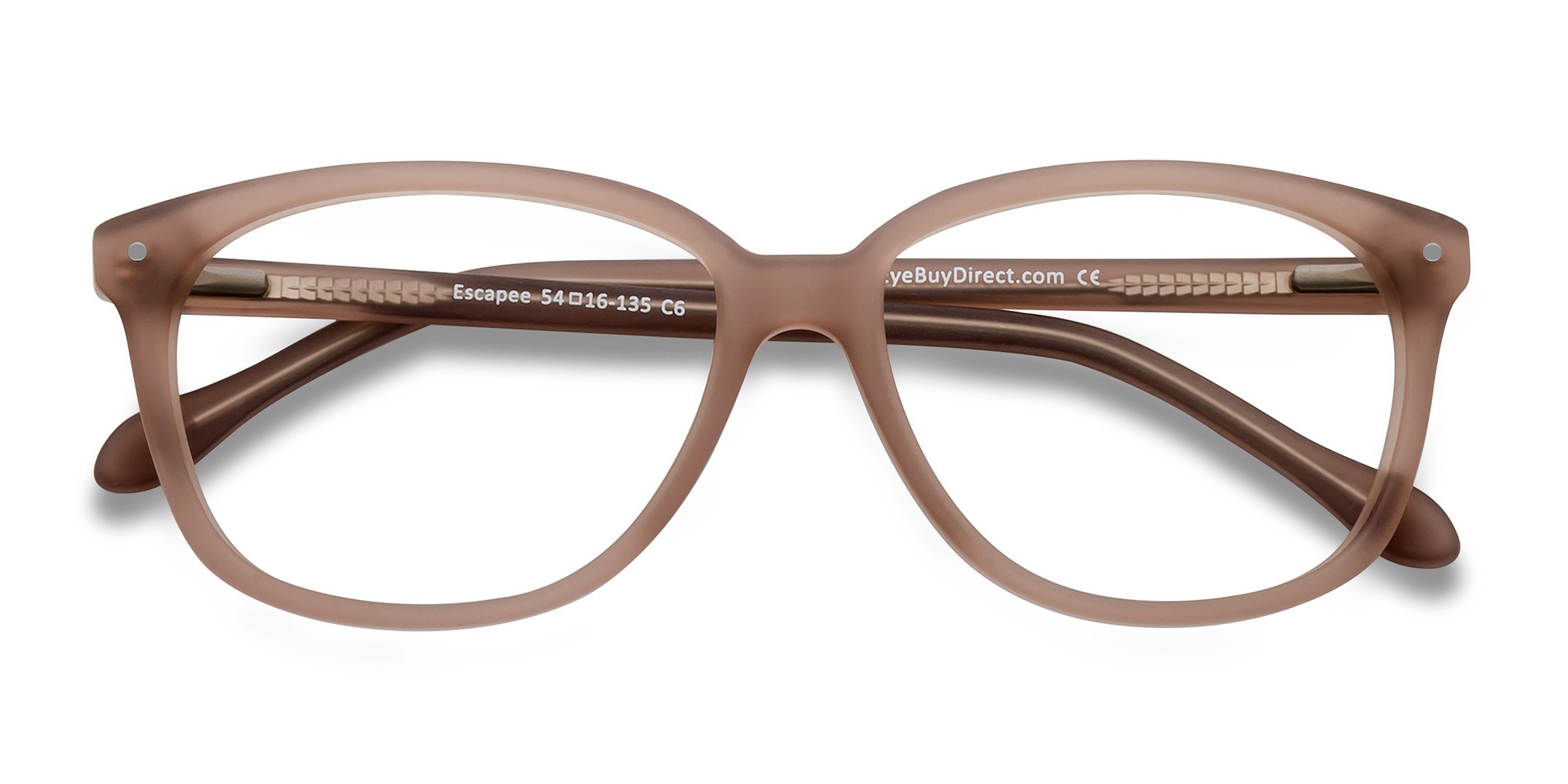 Matte Brown Escapee - Plastique Lunettes de vue
