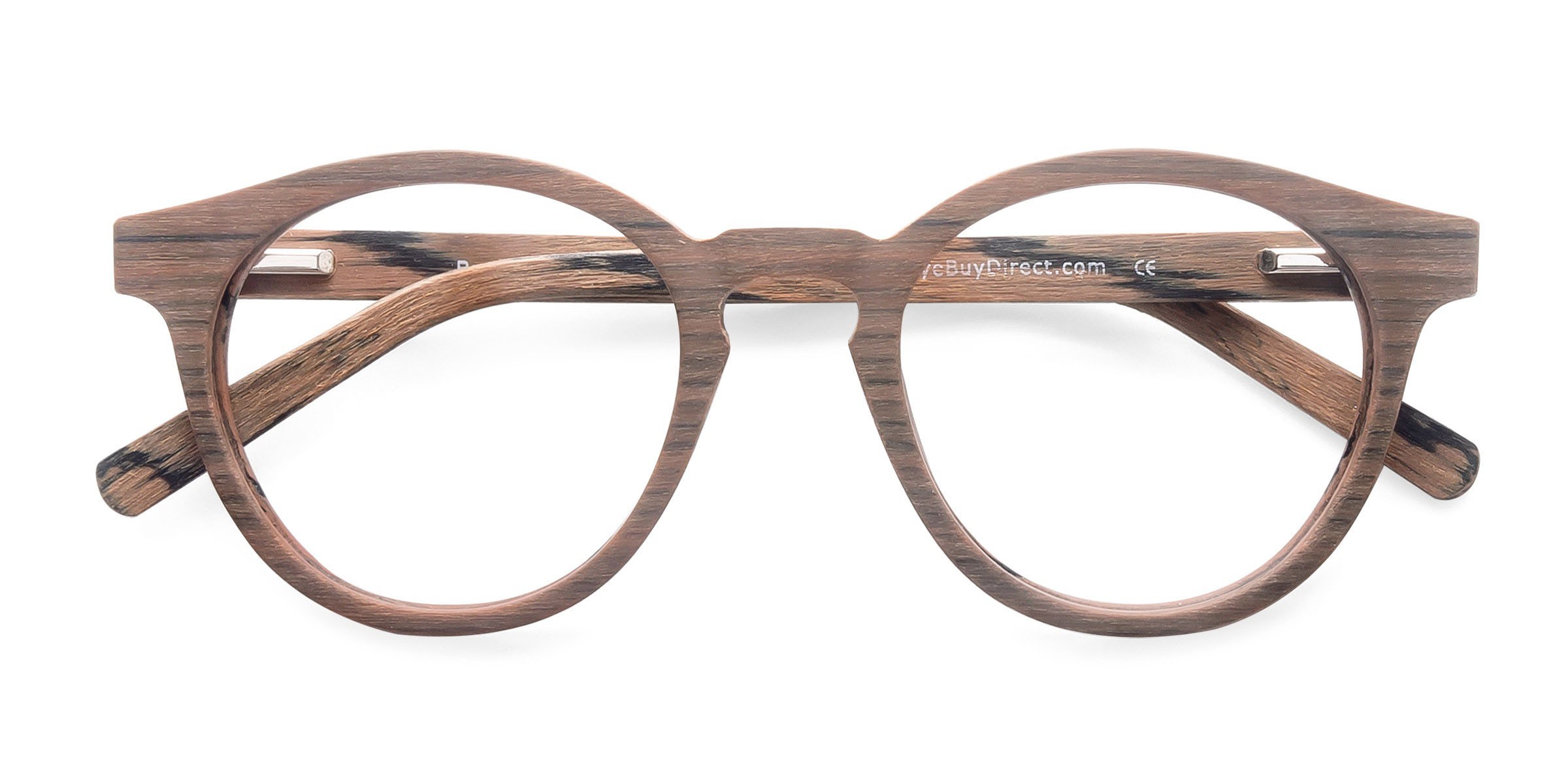Brun Breeze - Wood-texture Lunettes de vue