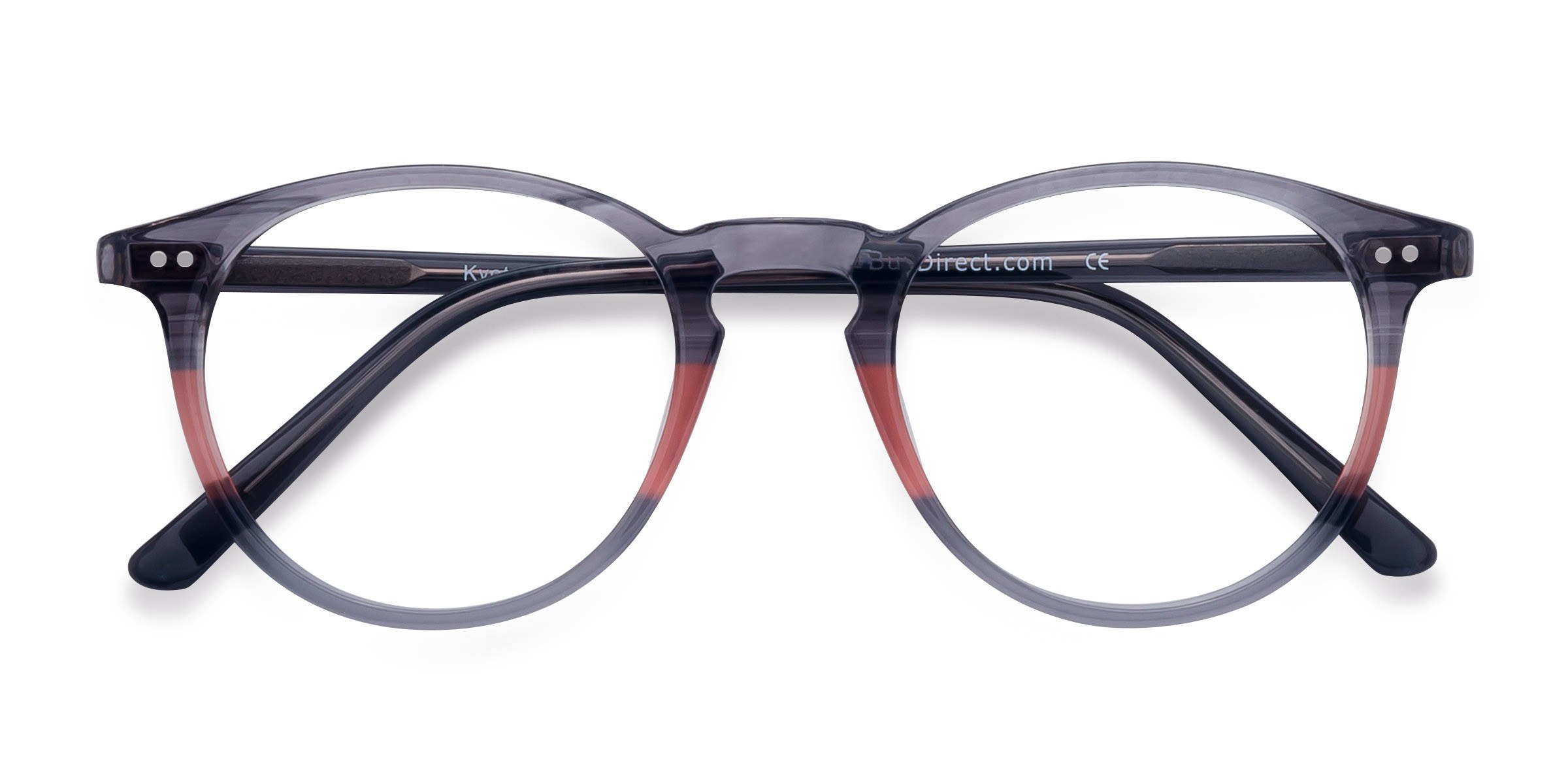 Gray Clear Kyoto -  Acetate Eyeglasses