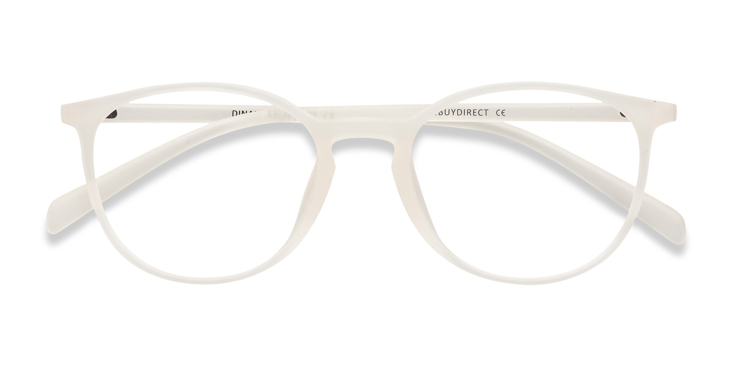 Matte White Dinah -  Plastique Lunettes de vue