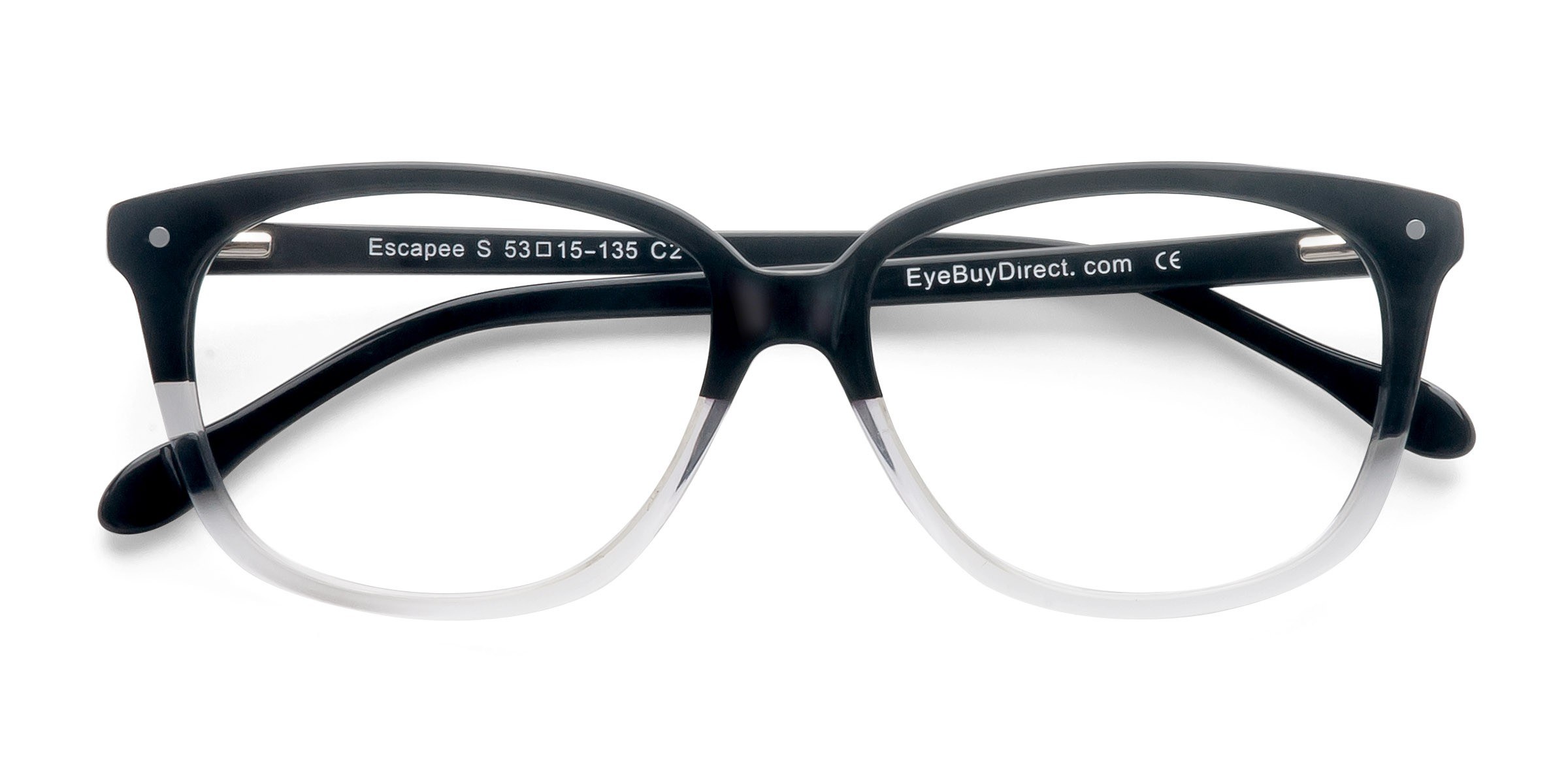 Black & Clear Escapee - Acétate Lunettes de vue