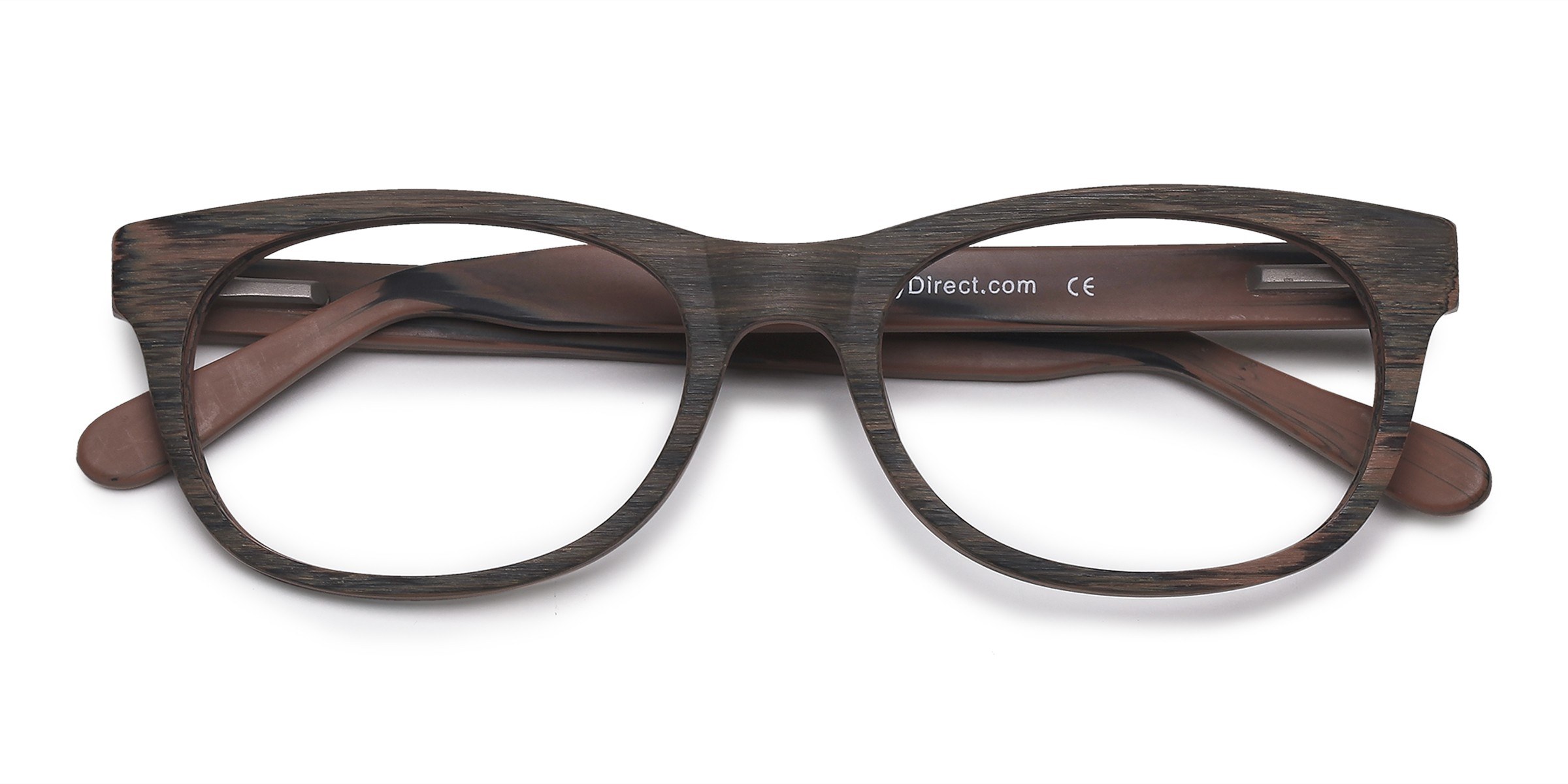 Brown Striped Panama -  Acétate Lunettes de vue