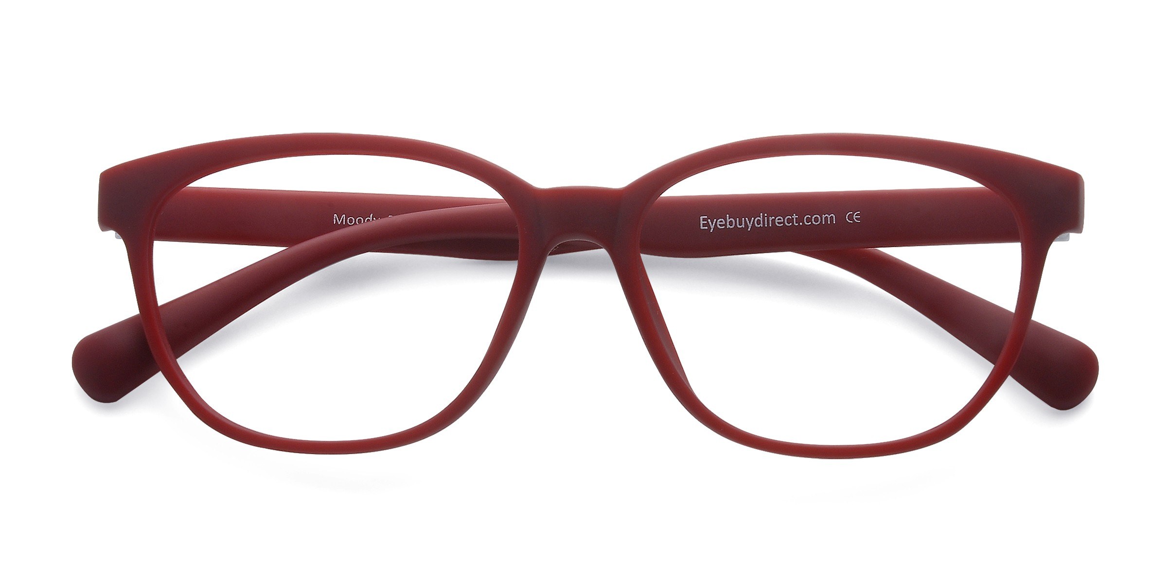 Matte Red Moody -  Plastique Lunettes de vue