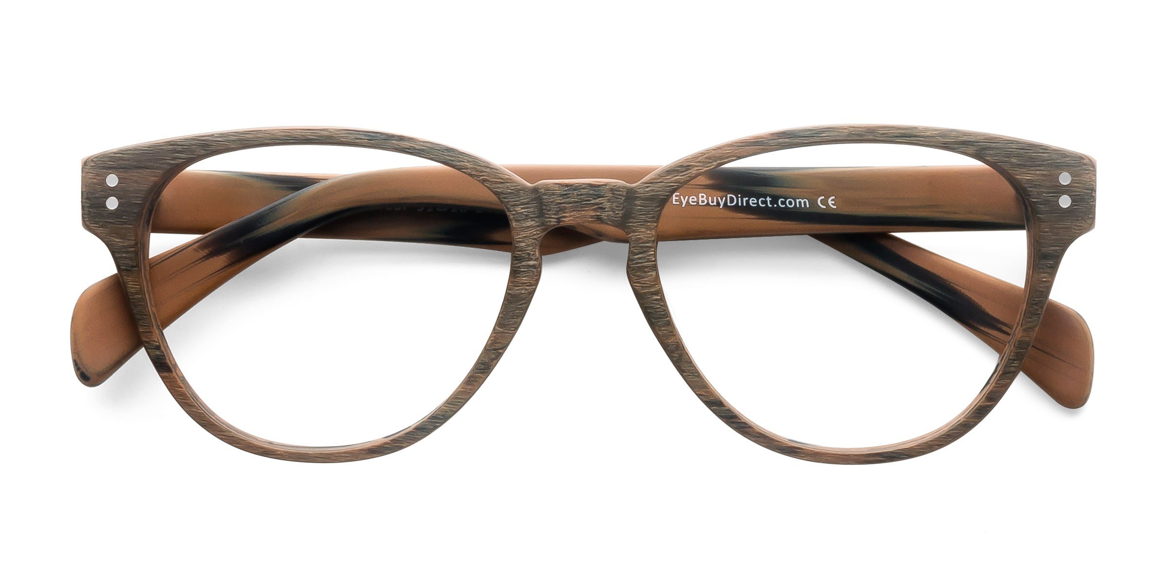 Brun Light Year -  Wood-texture Lunettes de vue