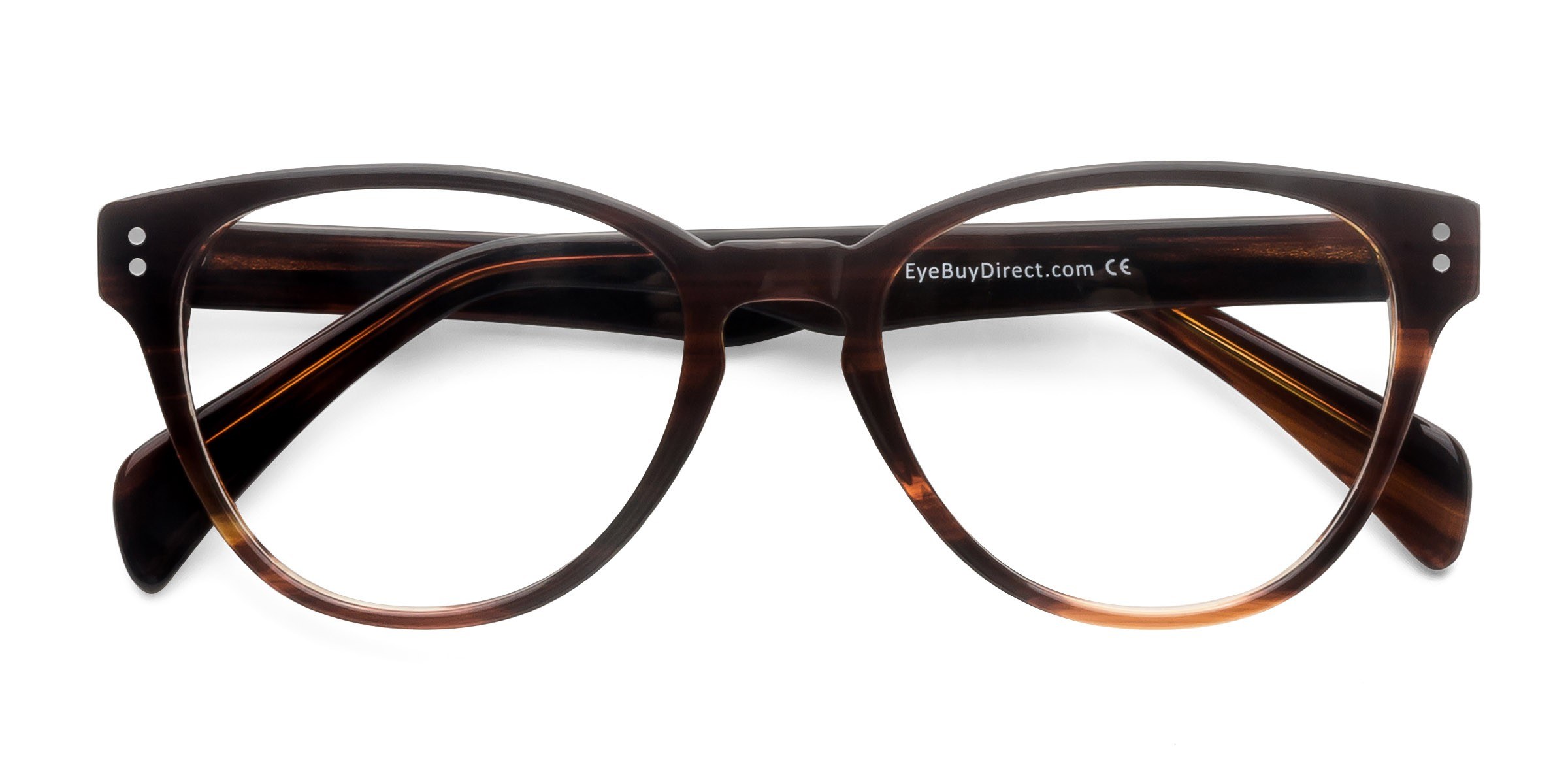 Brown Striped Light Year -  Acétate Lunettes de vue