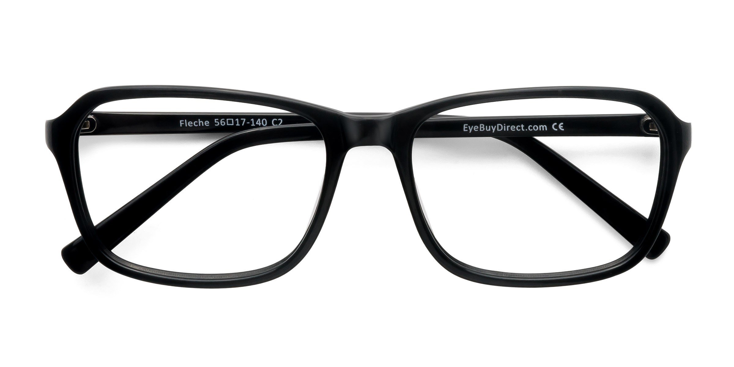 Black Fleche -  Acetate Eyeglasses