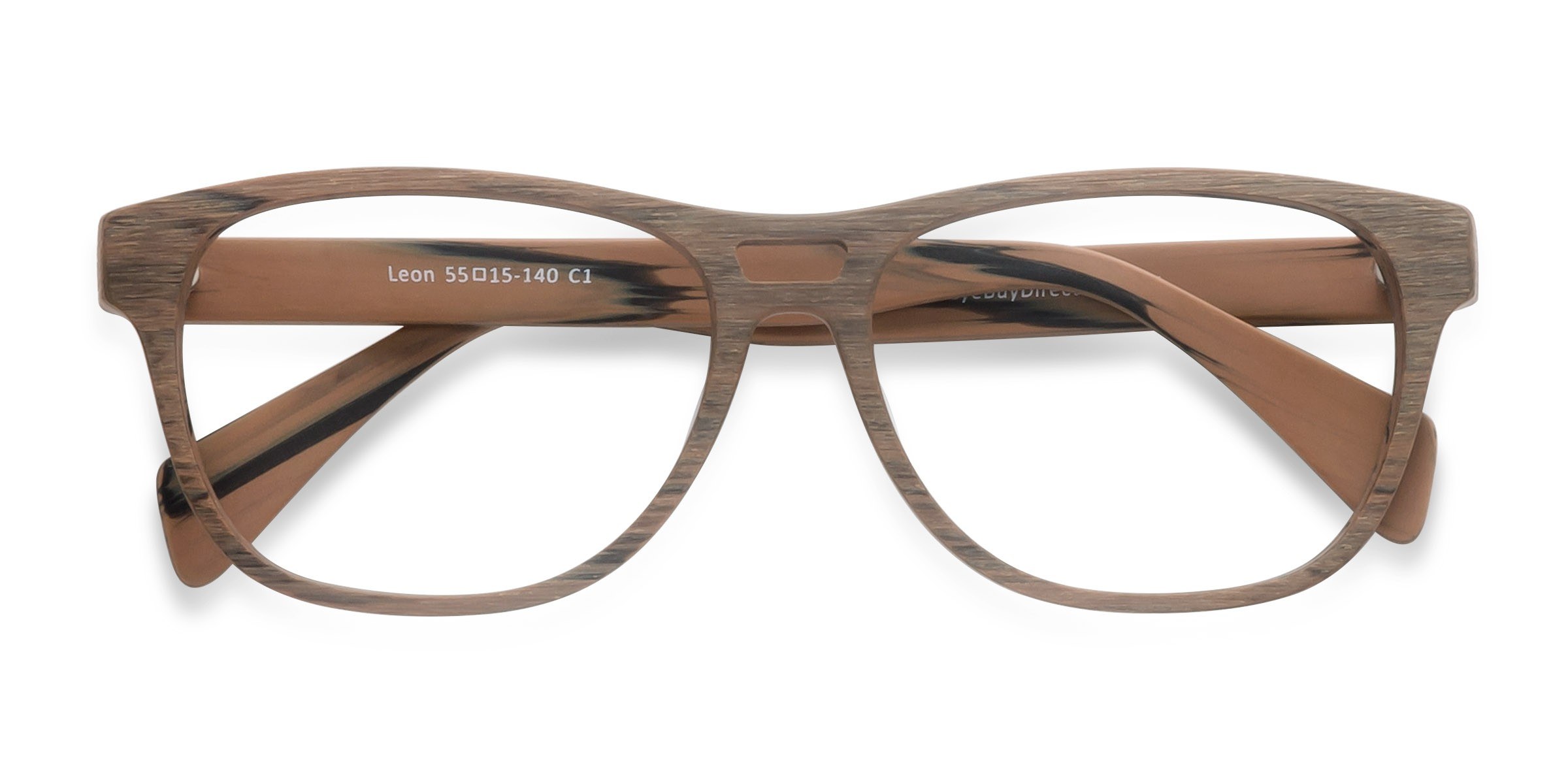 Matte Brown Leon -   Lunettes de vue