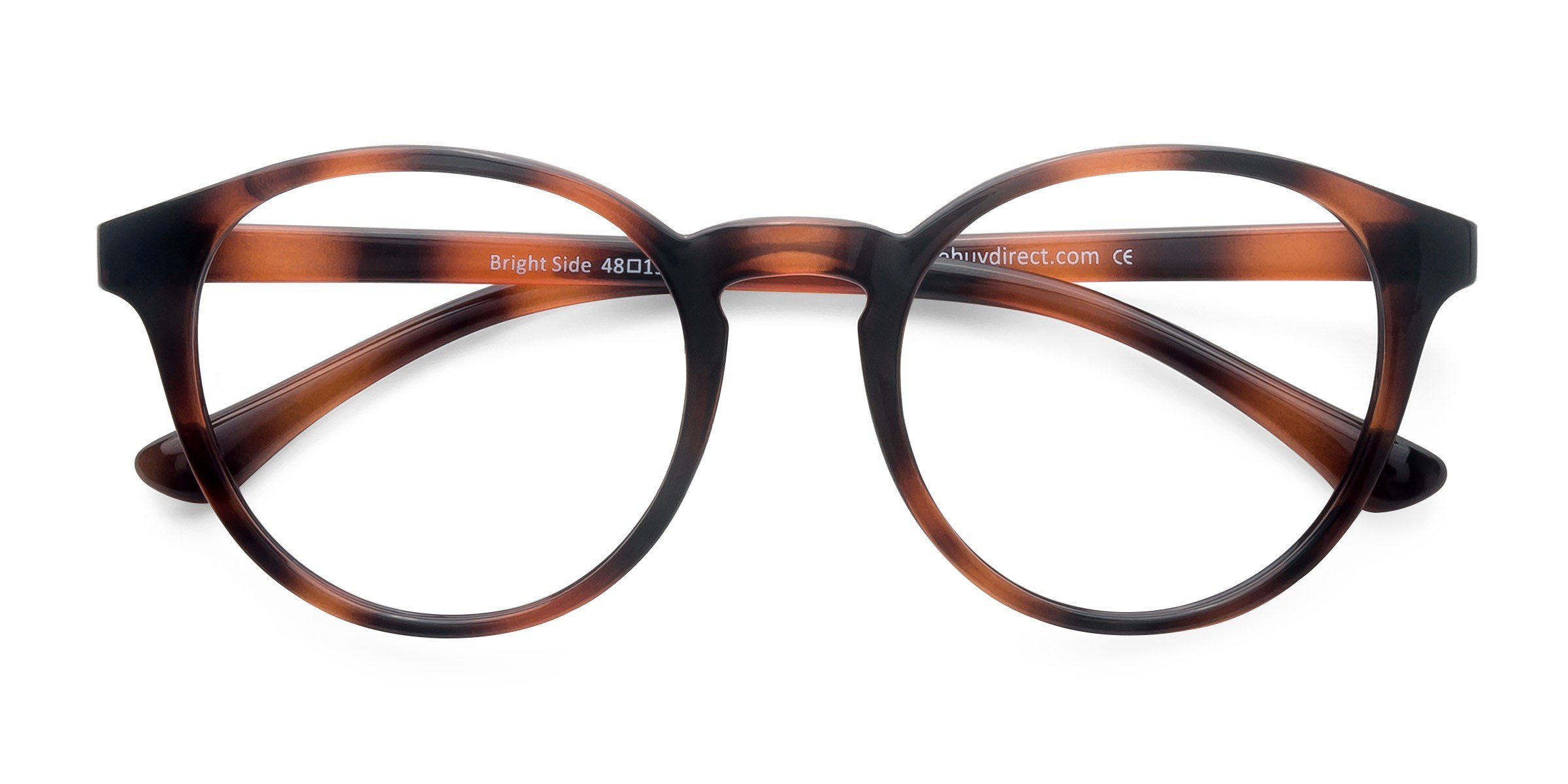 Brown Tortoise Bright Side - Plastique Lunettes de vue