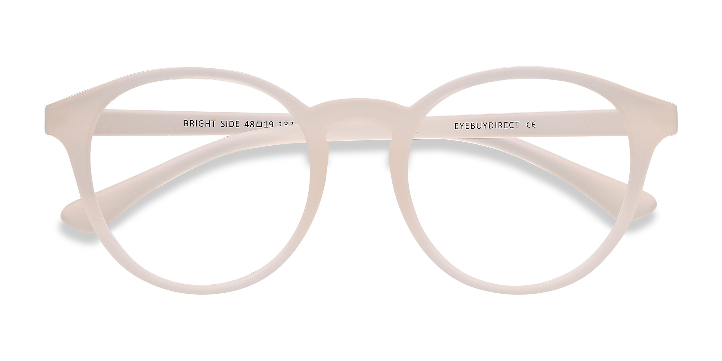 Clear White Bright Side -  Plastique Lunettes de vue