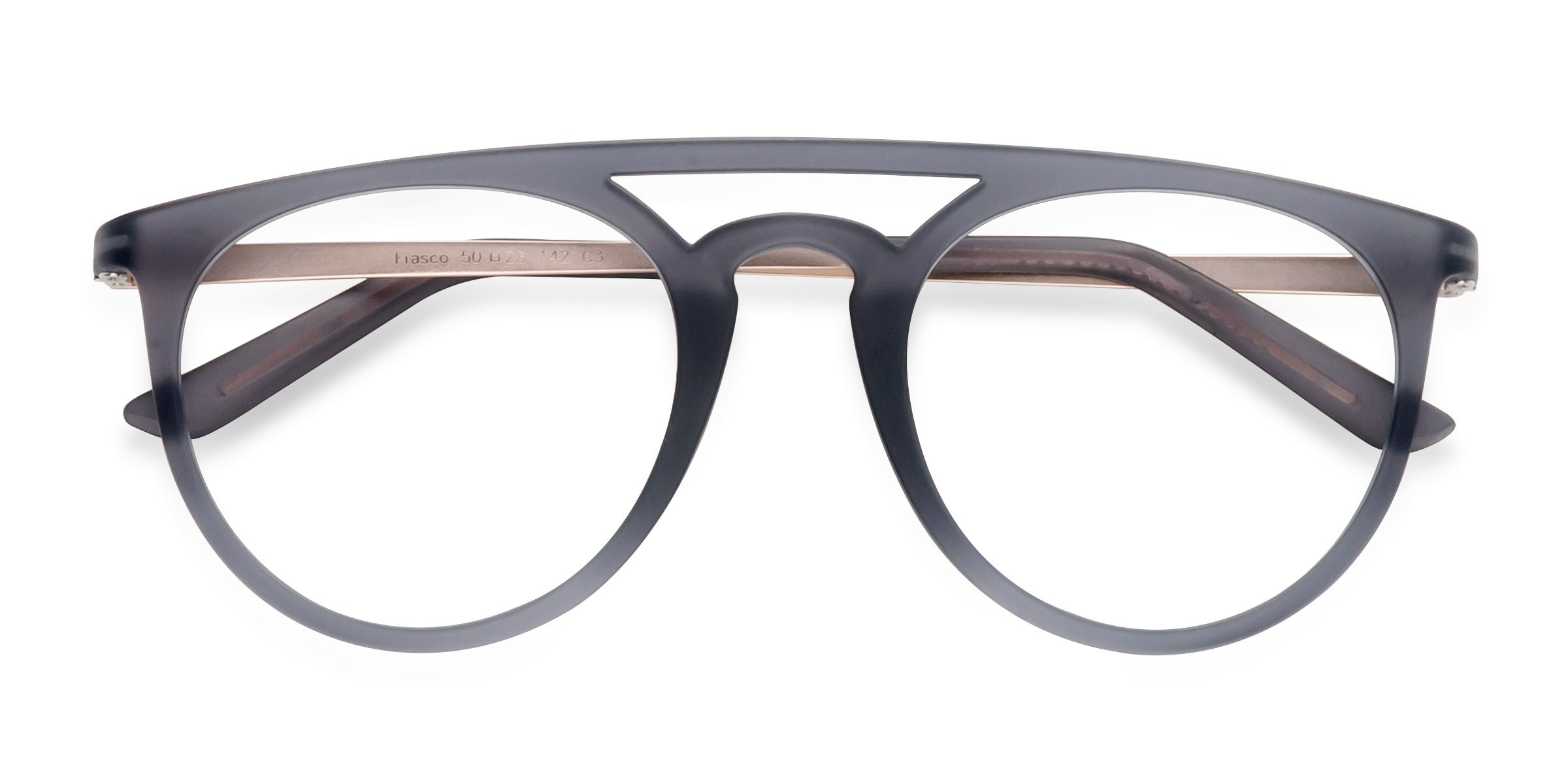  Matte Gray  Fiasco -  Métal Lunettes de vue