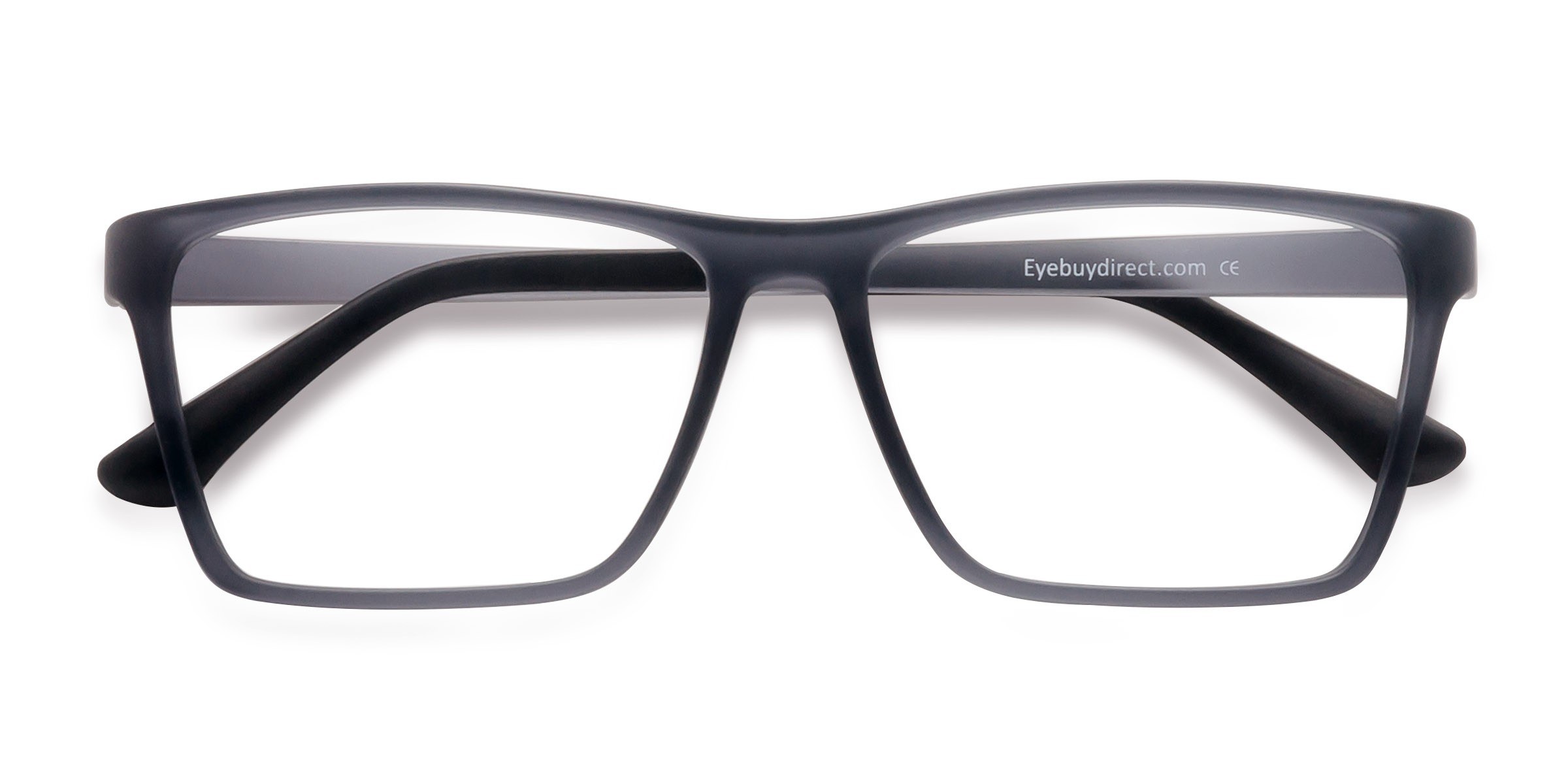 Matte Gray Equation -  Plastique Lunettes de vue