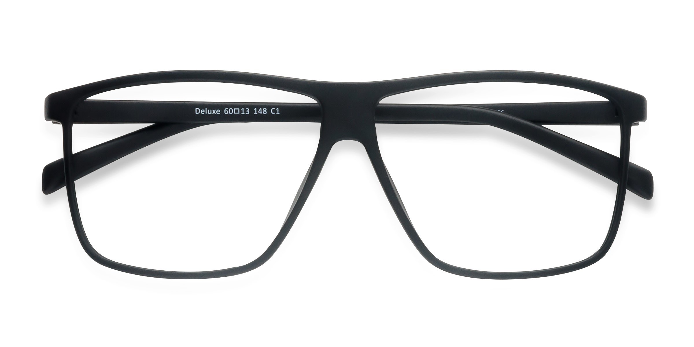 Matte Black  Deluxe -  Plastique Lunettes de vue